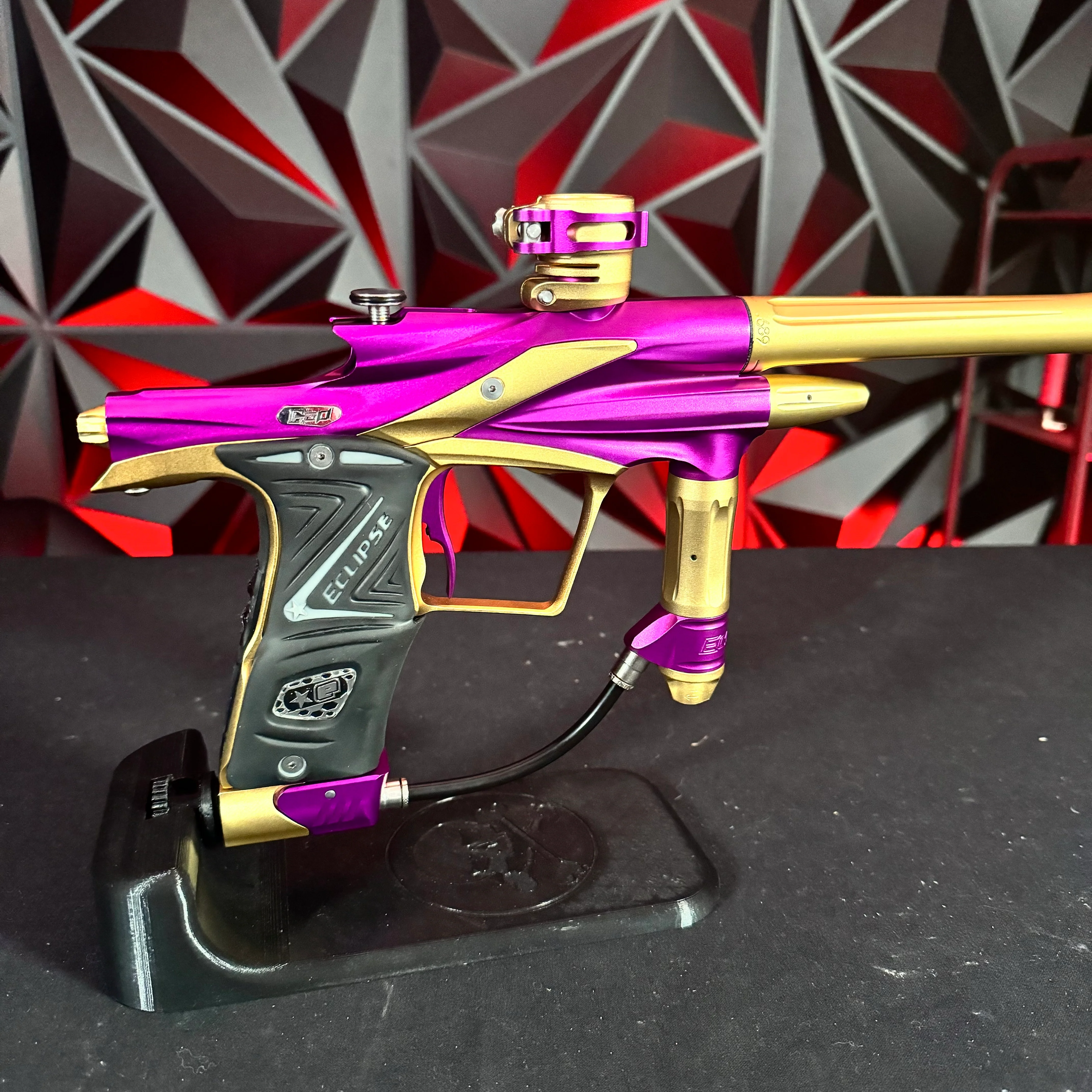 Used Planet Eclipse Ego 11 Paintball Gun - Gold/Purple - Image 2