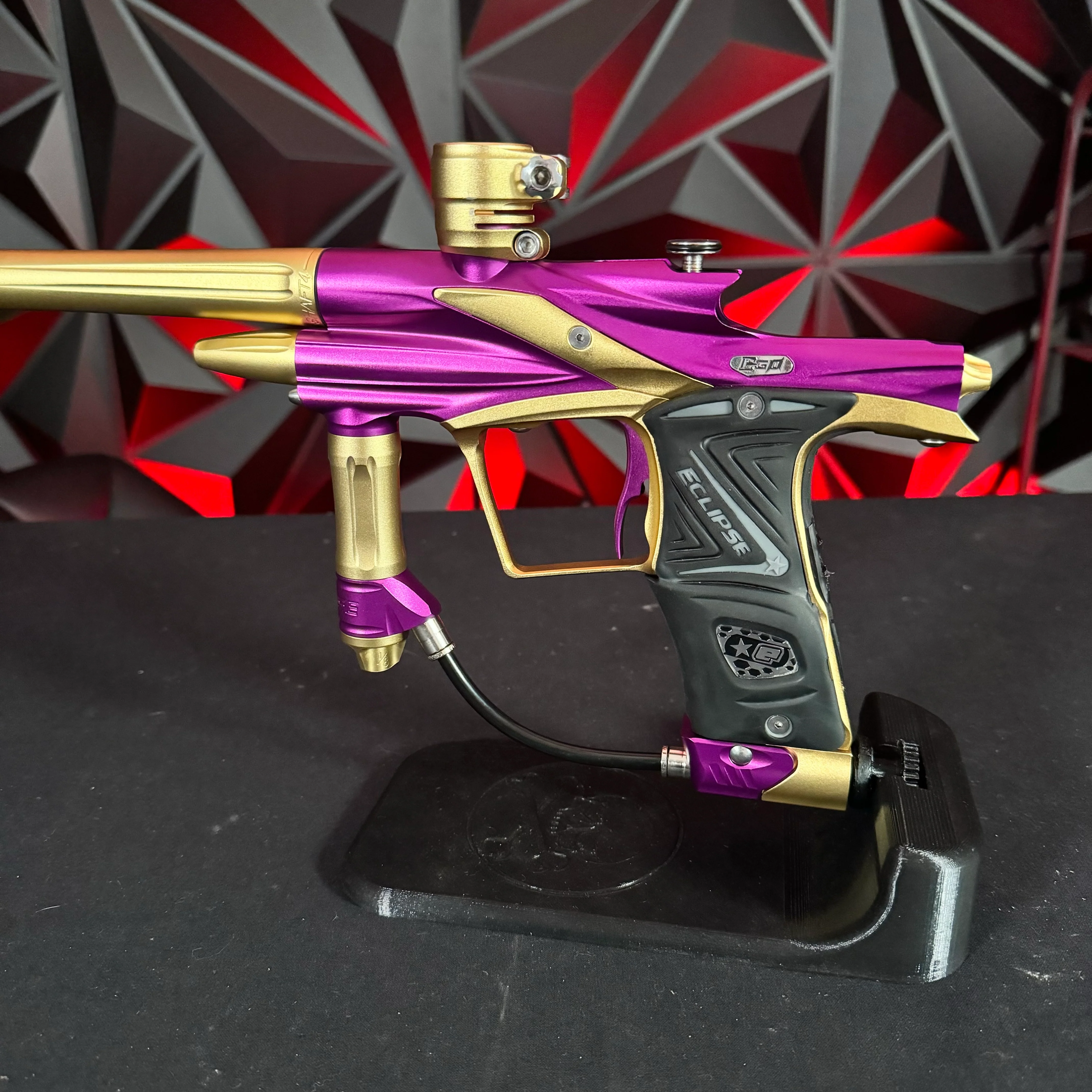 Used Planet Eclipse Ego 11 Paintball Gun - Gold/Purple - Image 3