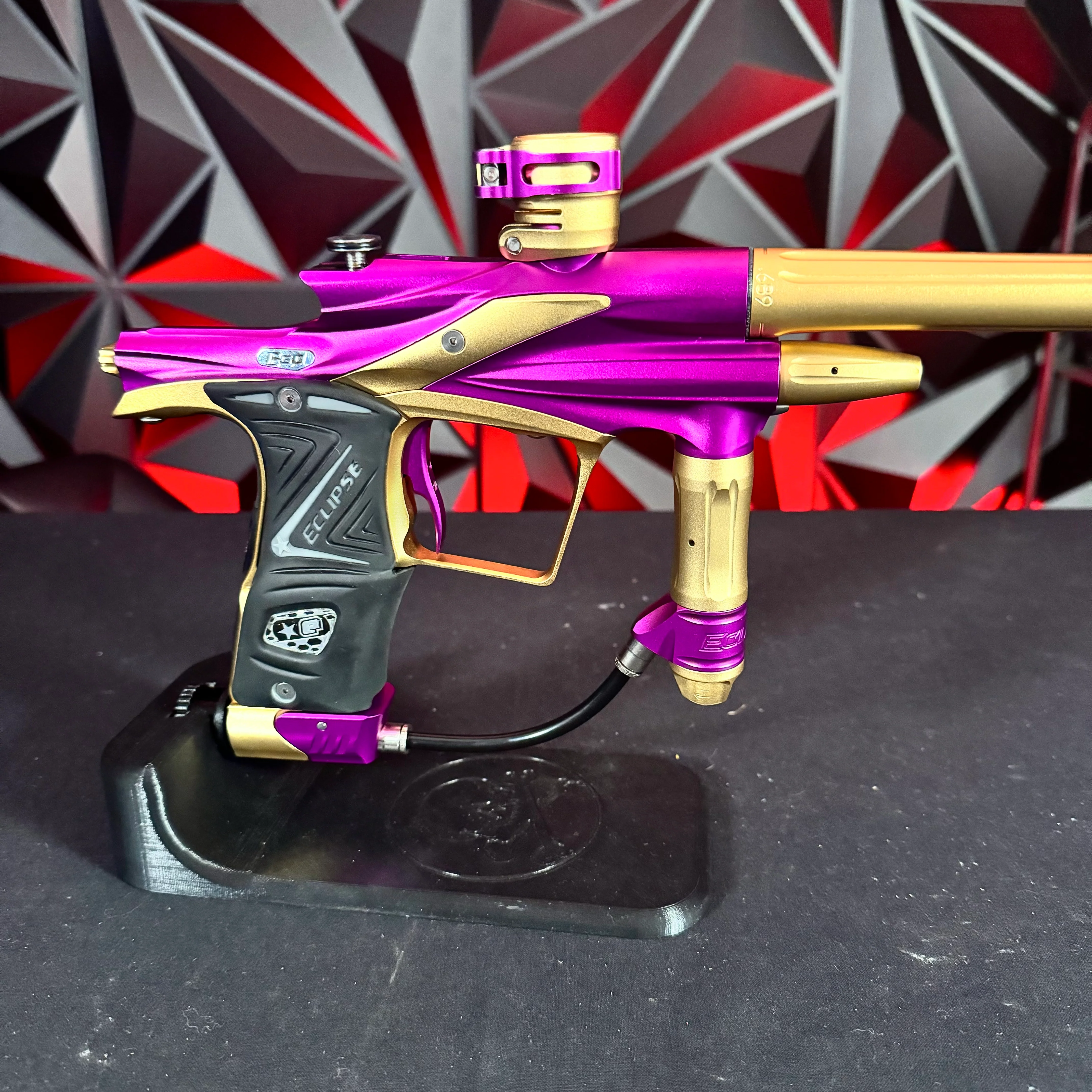 Used Planet Eclipse Ego 11 Paintball Gun - Gold/Purple - Image 4