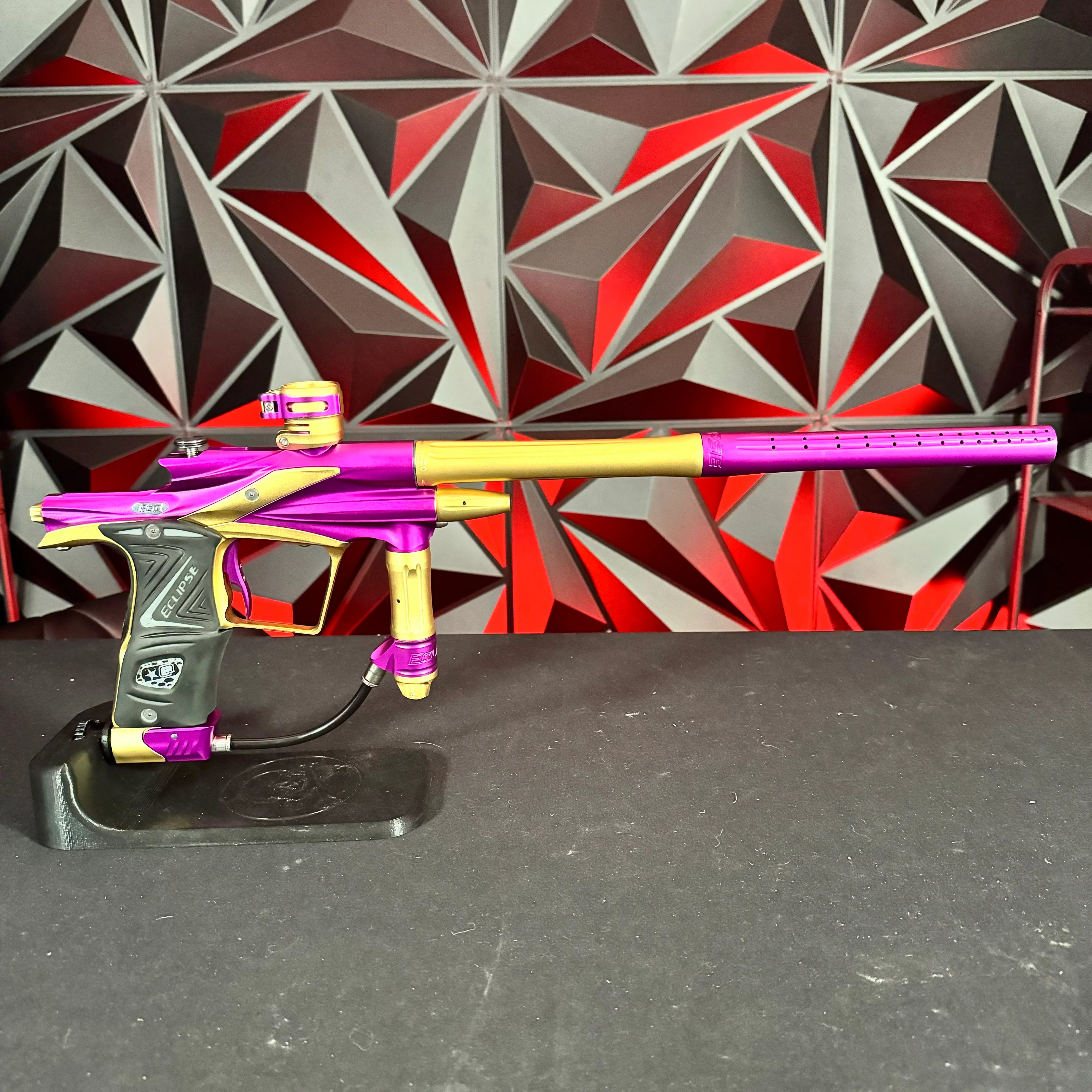 Used Planet Eclipse Ego 11 Paintball Gun - Gold/Purple - Image 6