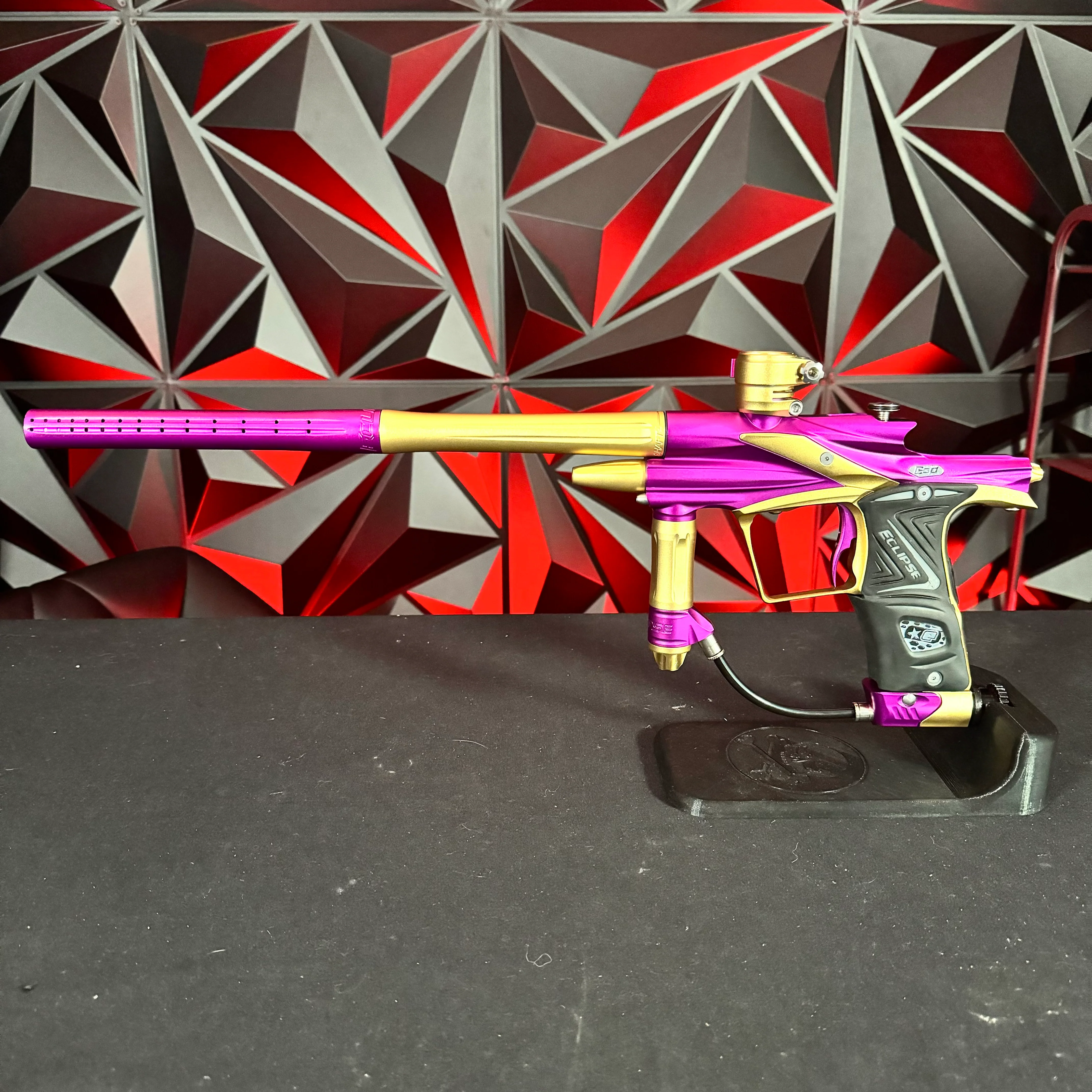 Used Planet Eclipse Ego 11 Paintball Gun - Gold/Purple - Image 7