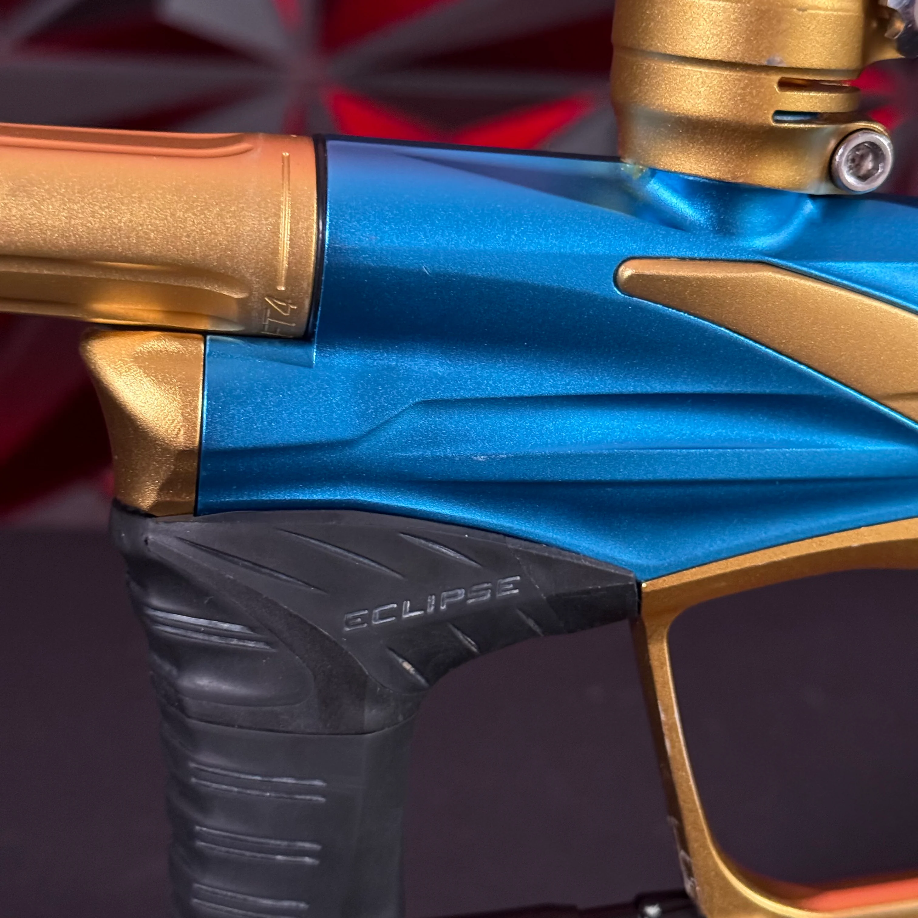 Used Planet Eclipse Ego LV1 Paintball Marker- Blue / Gold - Image 10