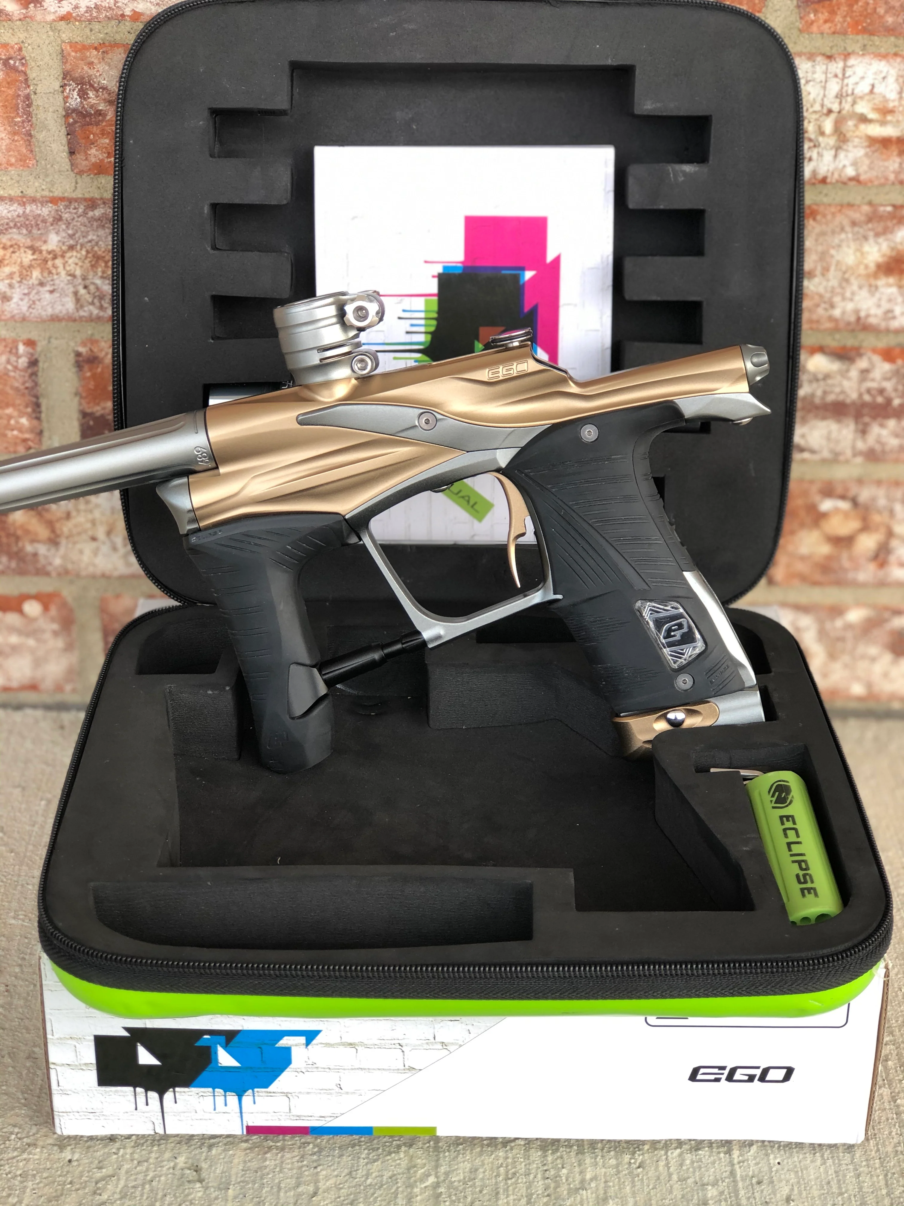 Used Planet Eclipse Ego Lv1.1 Paintball Marker- Sandstone/Medium Grey - Image 2
