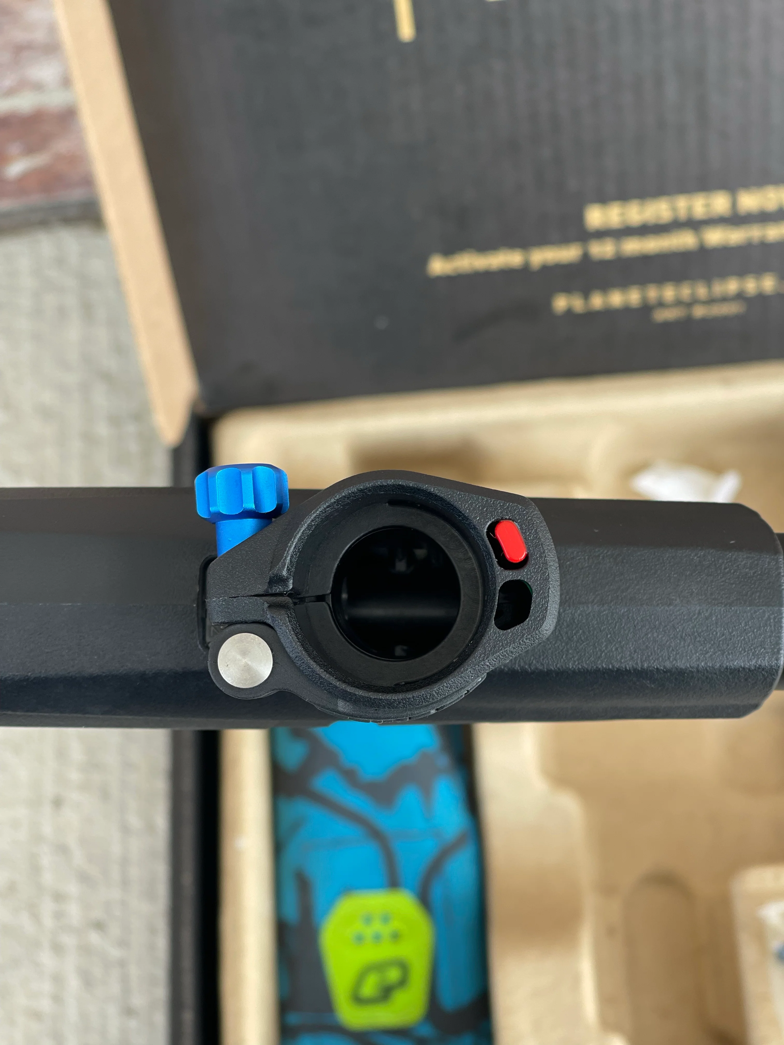 Used Planet Eclipse Emek 100 Paintball Gun - Black - Core Hyper Deuce Trigger, Hair 45 Trigger Valve, POPS ASA, and Exalt Thumbscrew - Image 9