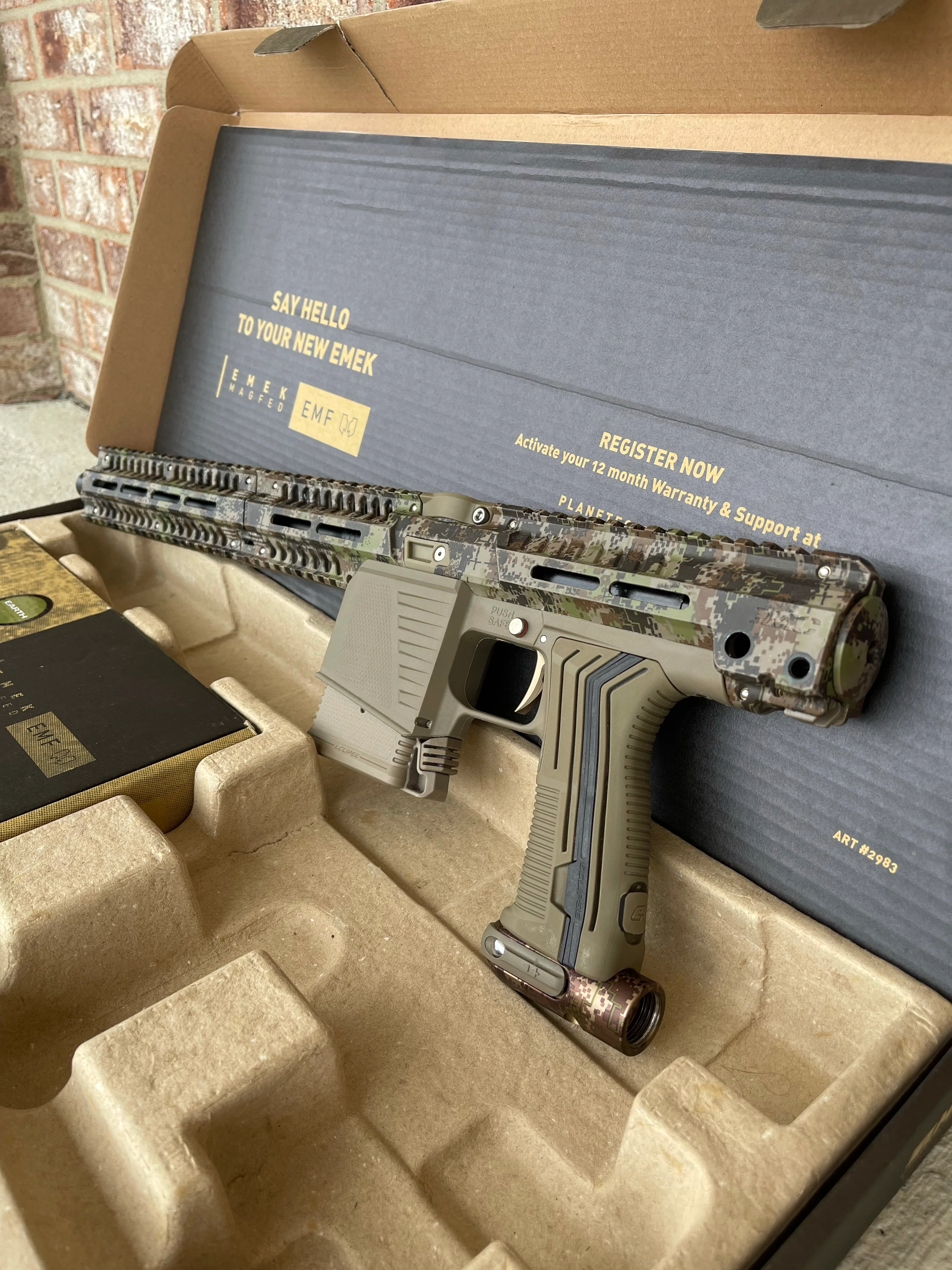 Used Planet Eclipse EMF100 Paintball Gun - Camo - Image 3