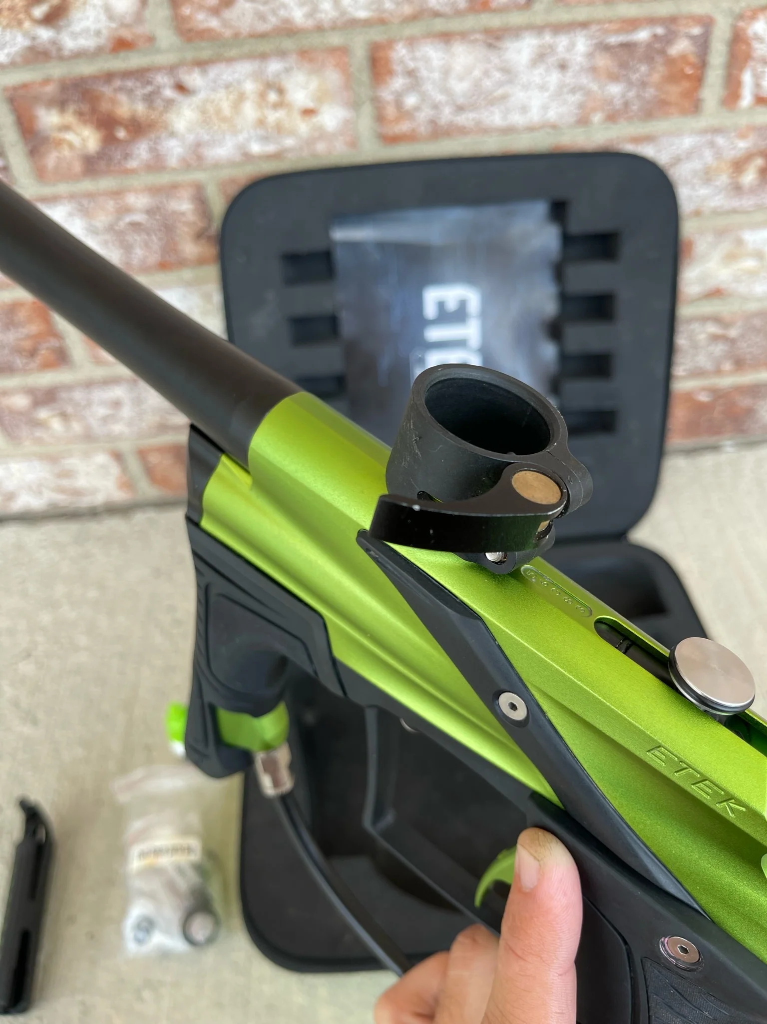 Used Planet Eclipse Etek 5 w/ OLED Board - Lime Green - Image 14