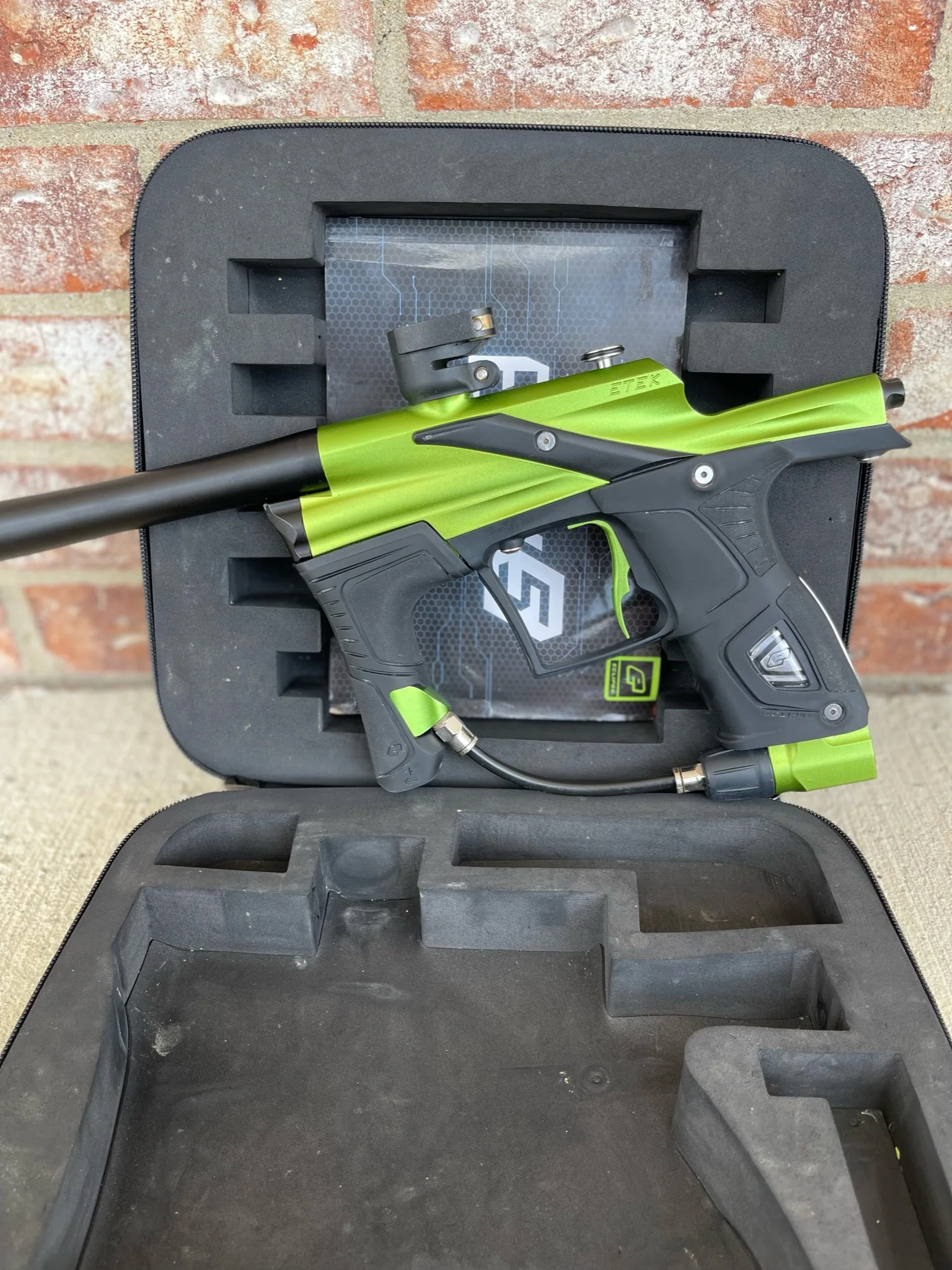 Used Planet Eclipse Etek 5 w/ OLED Board - Lime Green - Image 6