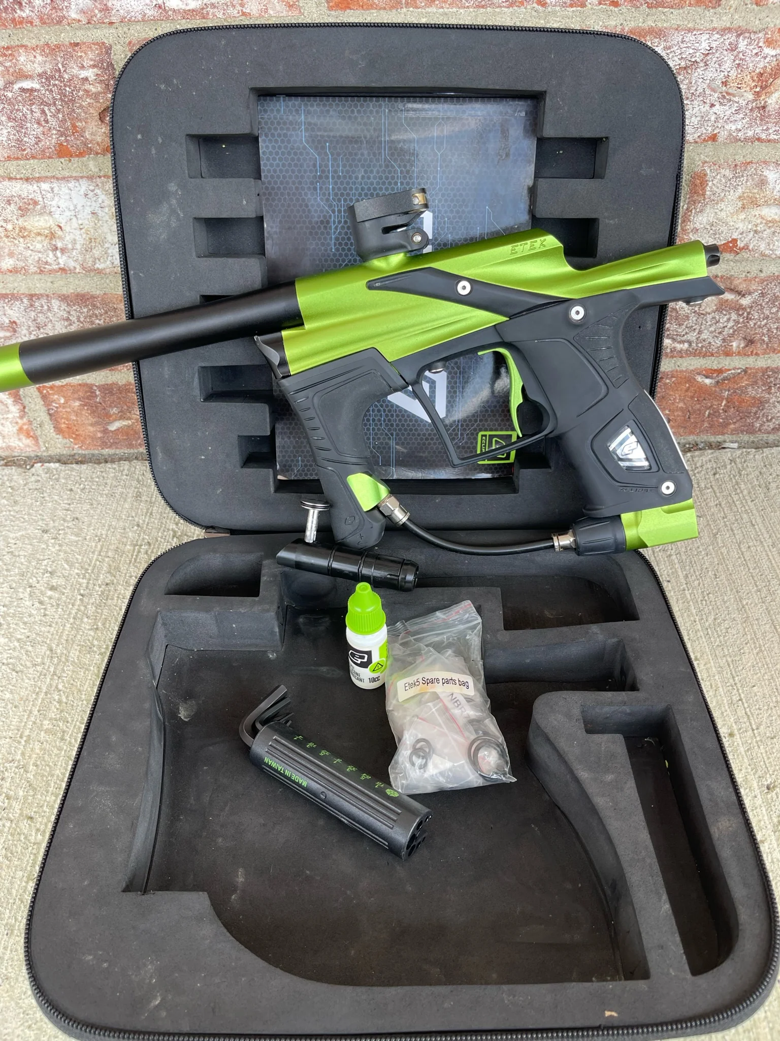 Used Planet Eclipse Etek 5 w/ OLED Board - Lime Green - Image 7