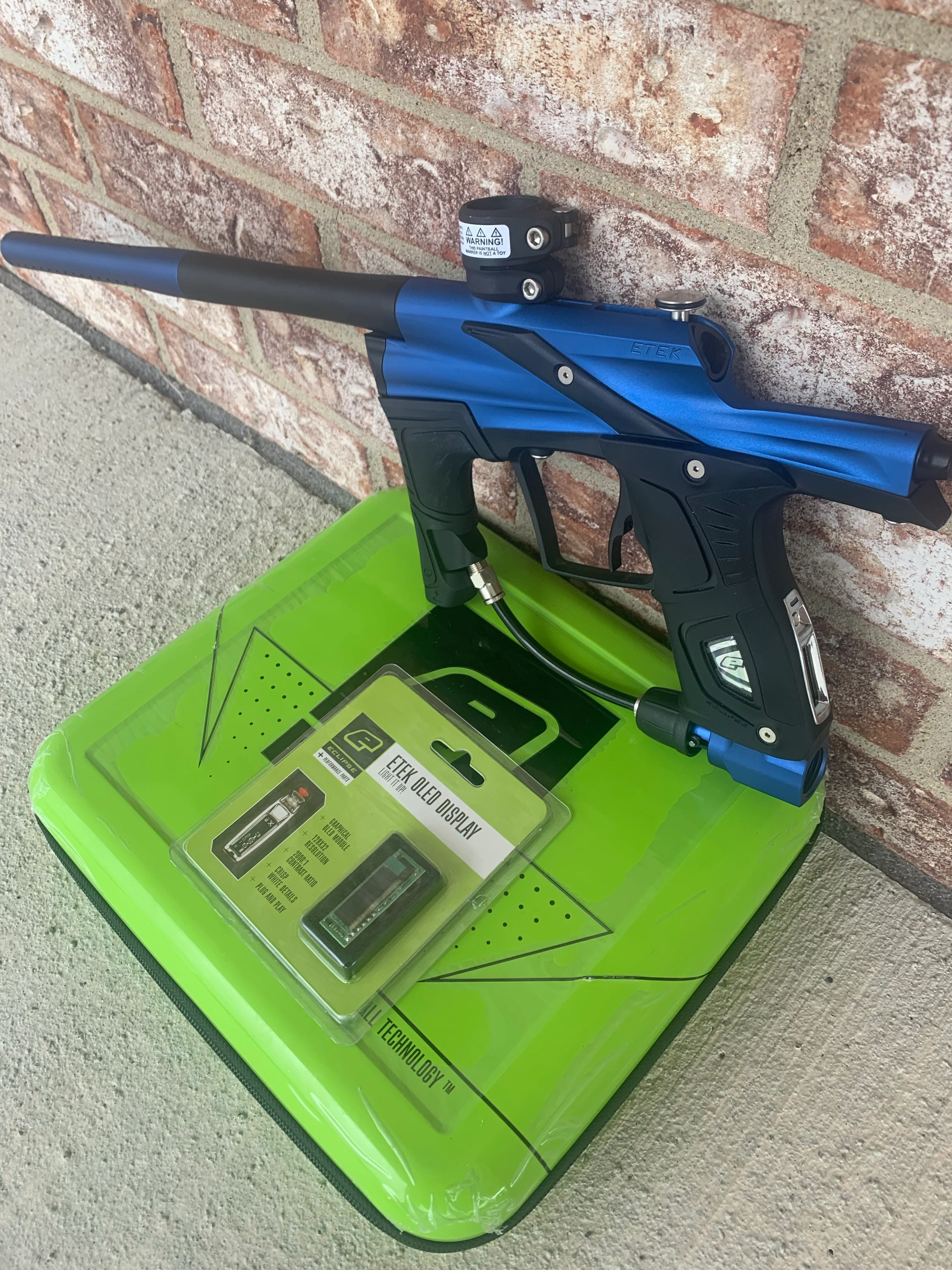 Used Planet Eclipse Etek5 Paintball Marker- Blue - Image 3