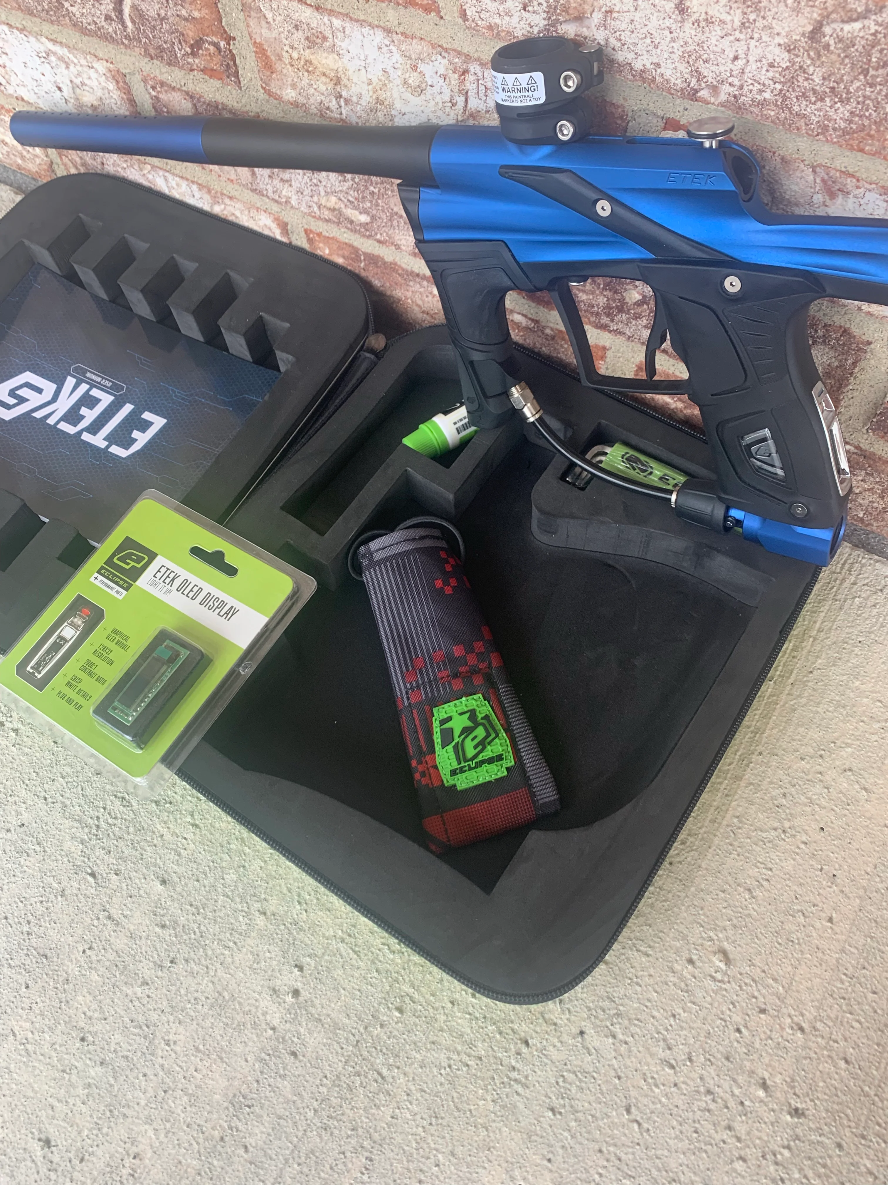 Used Planet Eclipse Etek5 Paintball Marker- Blue - Image 5