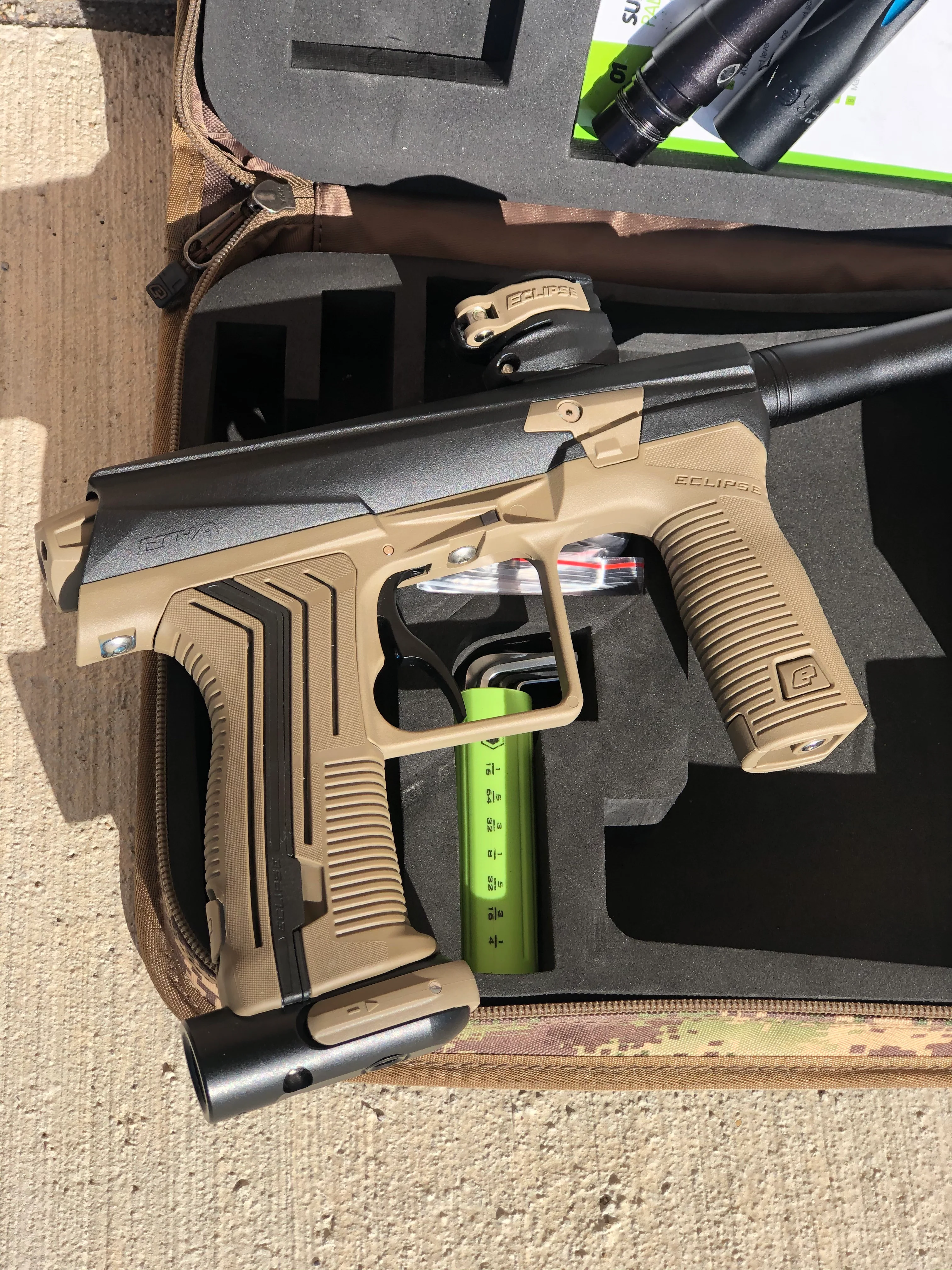 Used Planet Eclipse Etha 2 Paintball Gun - Black / Earth - Image 2