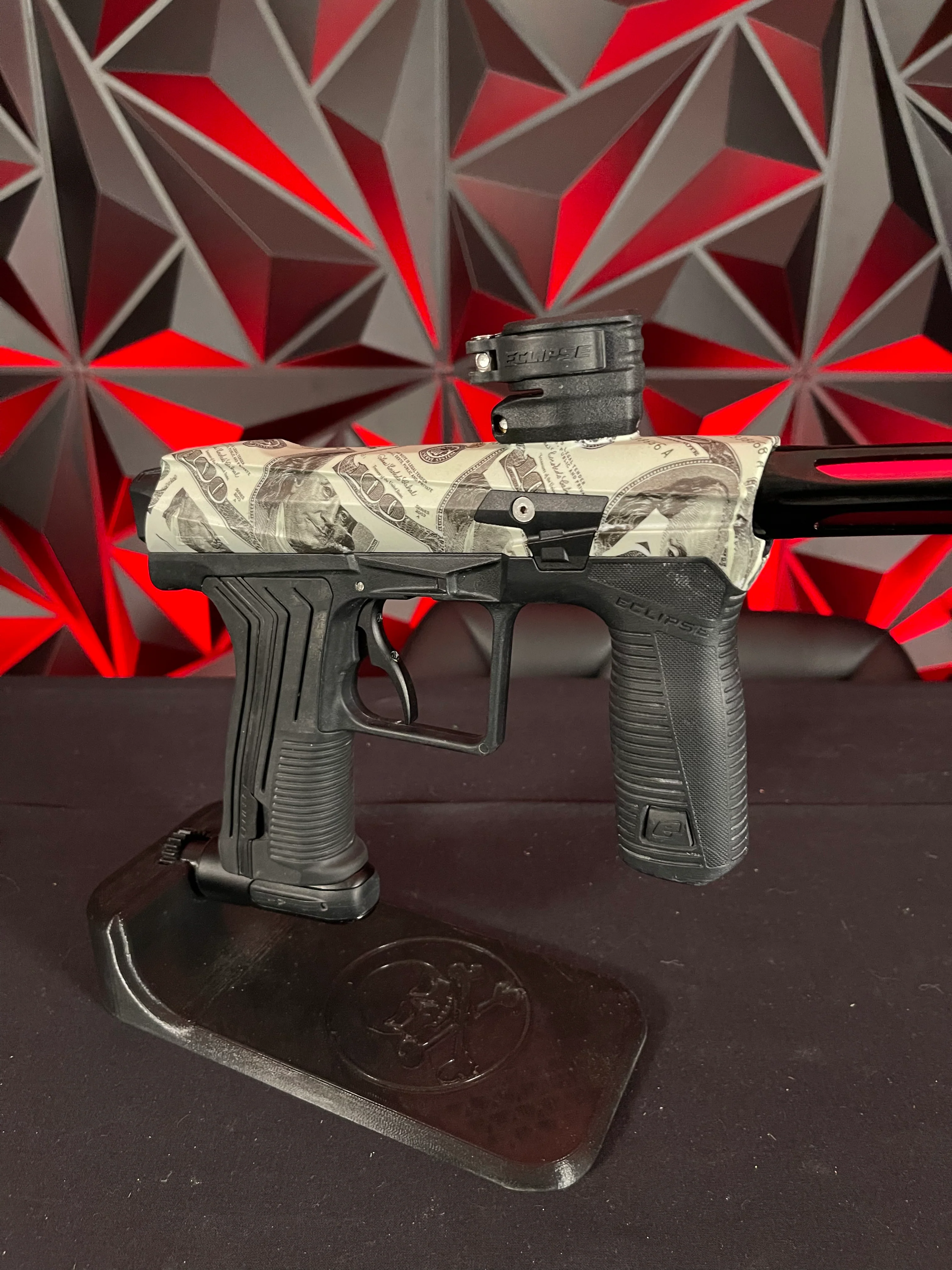 Used Planet Eclipse Etha 2 Paintball Gun - Planet Eclipse Graphic Sport "Money" Body Kit - Image 3