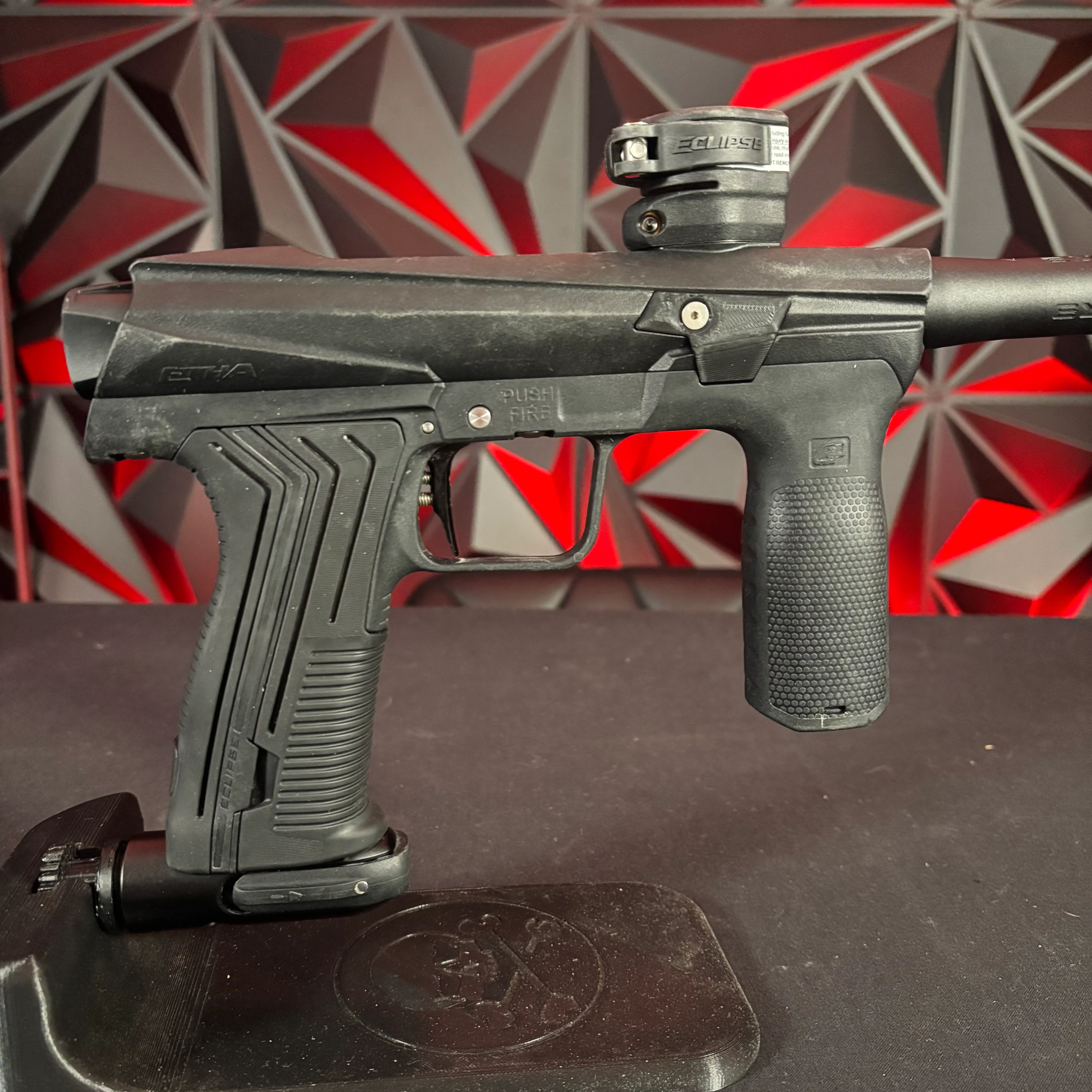 Used Planet Eclipse Etha Emek 100 Paintball Gun - Midnight w/POPS ASA - Image 2
