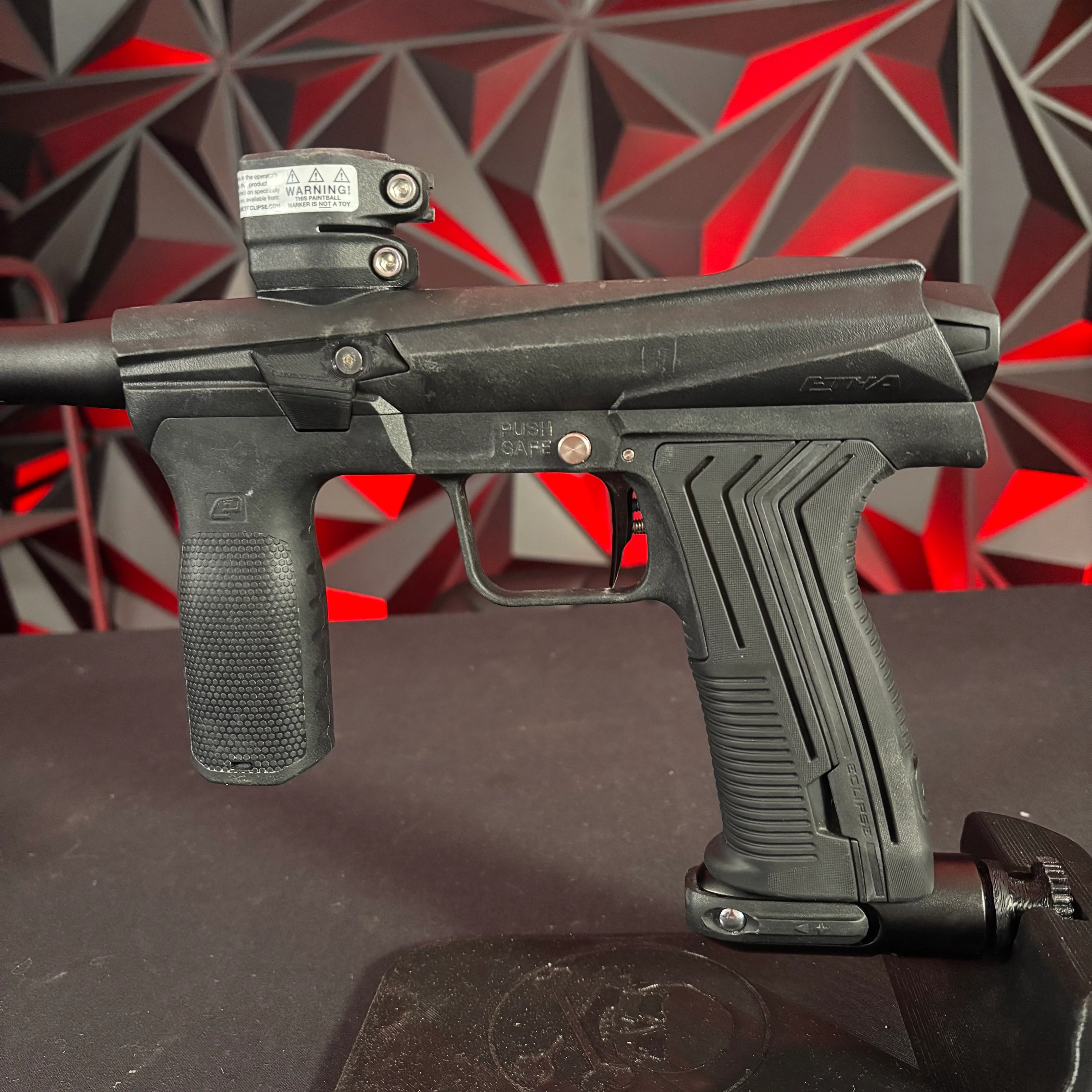 Used Planet Eclipse Etha Emek 100 Paintball Gun - Midnight w/POPS ASA - Image 4