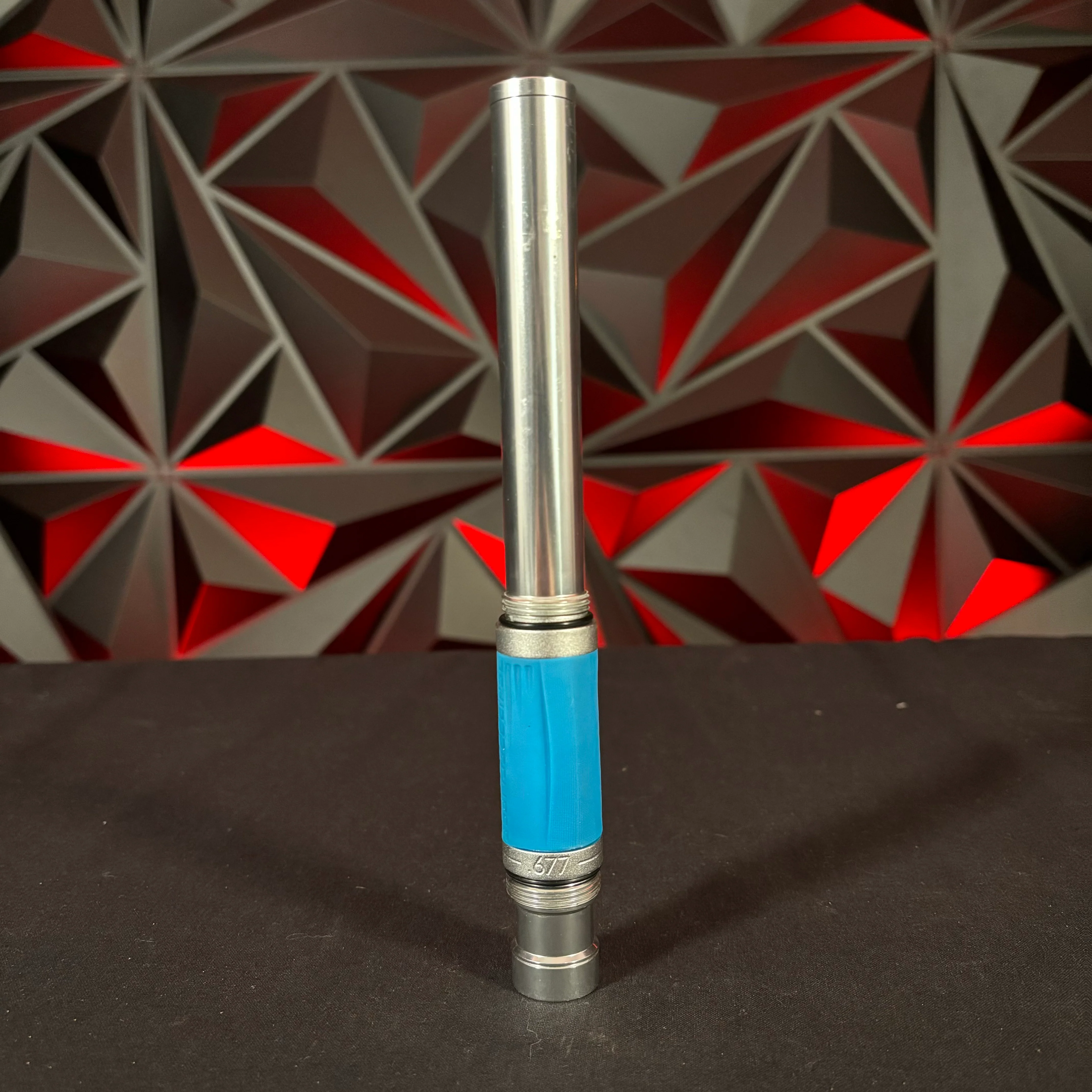 Used Planet Eclipse FL Barrel Back - Silver w/Blue Grip (0.677)
