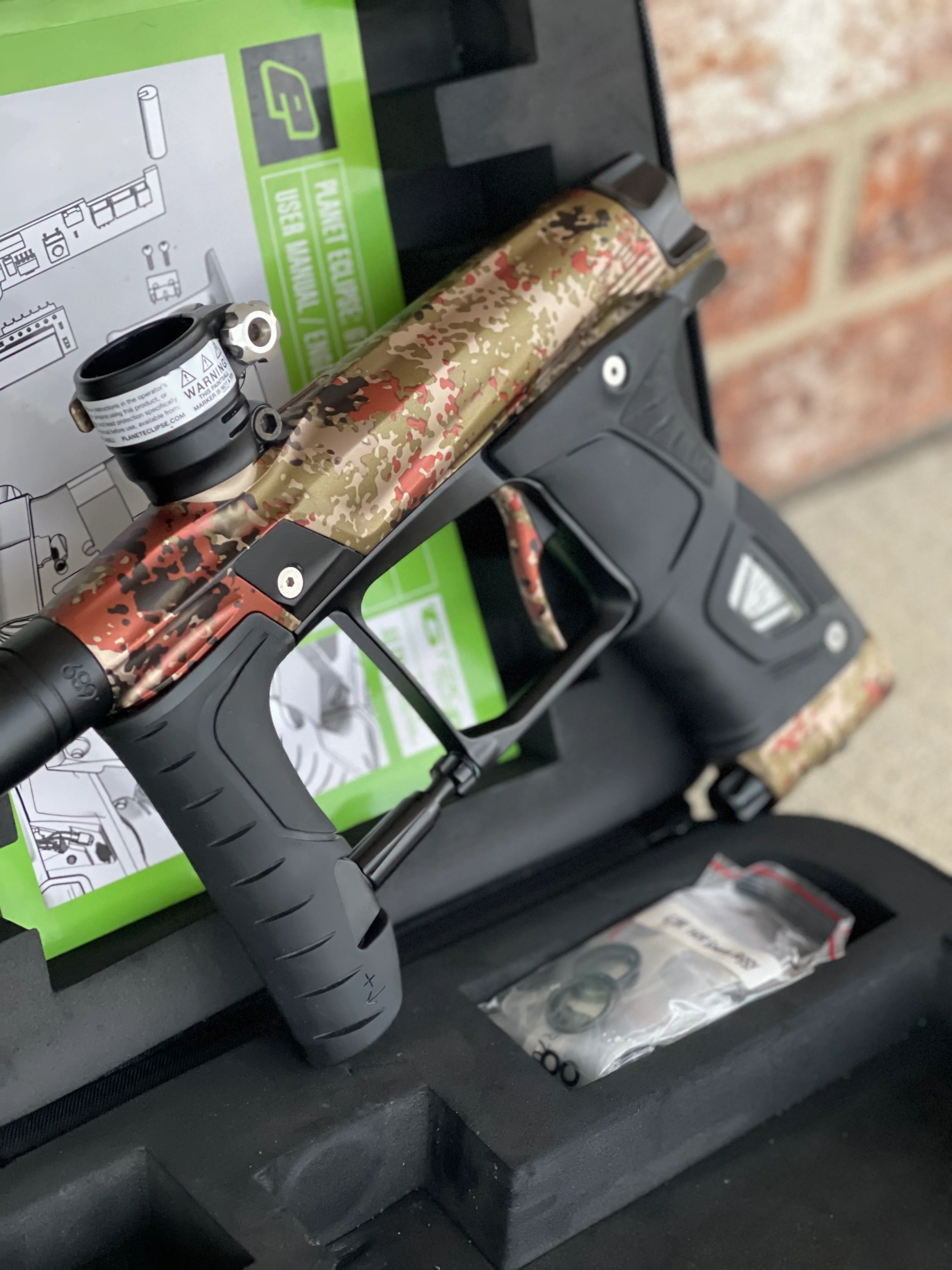 Used Planet Eclipse Gtek 160R Paintball Gun - Flecktarn - Image 4