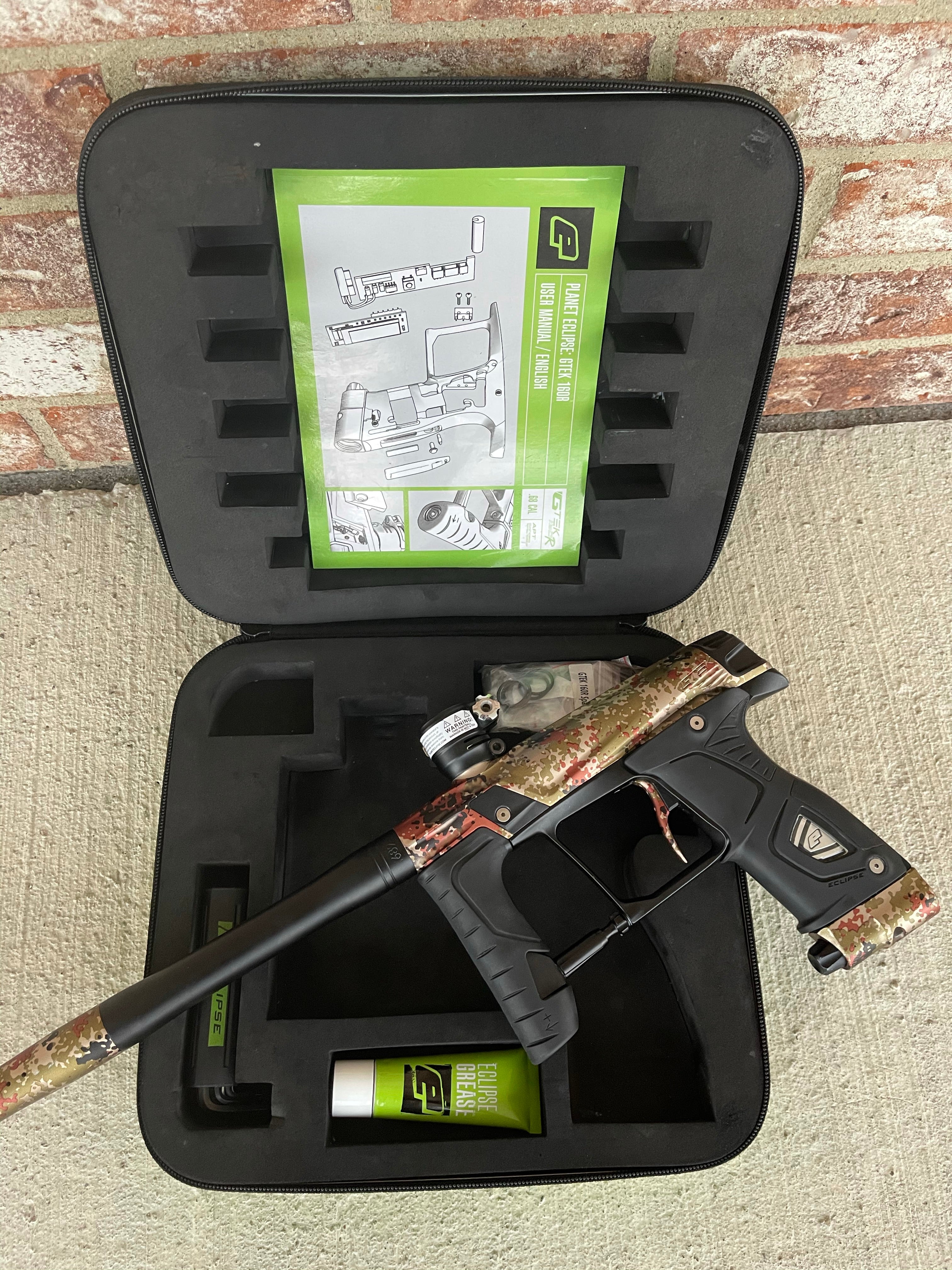 Used Planet Eclipse Gtek 160R Paintball Gun - Flecktarn - Image 5