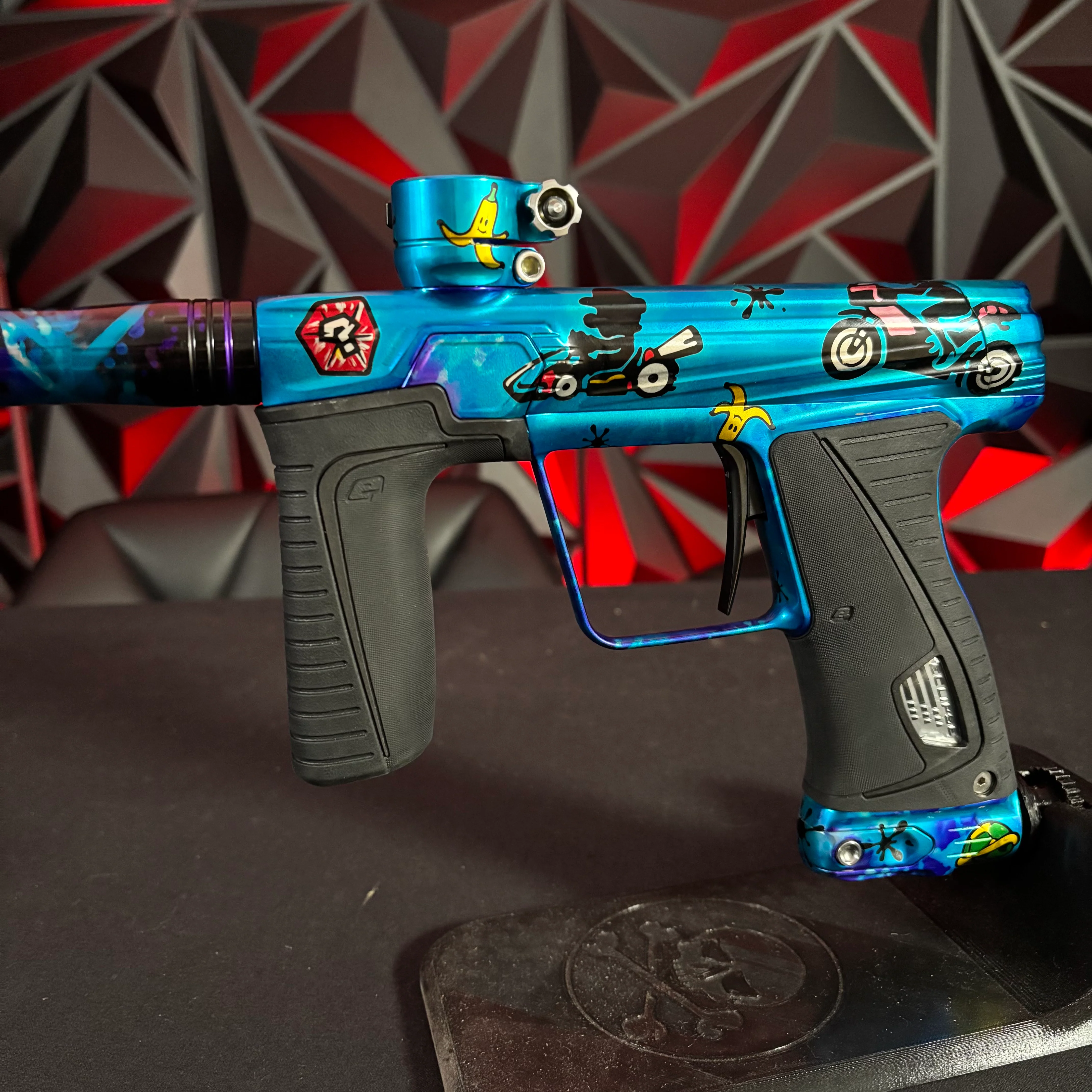 Used Planet Eclipse Gtek 180r Paintball Gun - LE Blue Mario Kart - Image 5