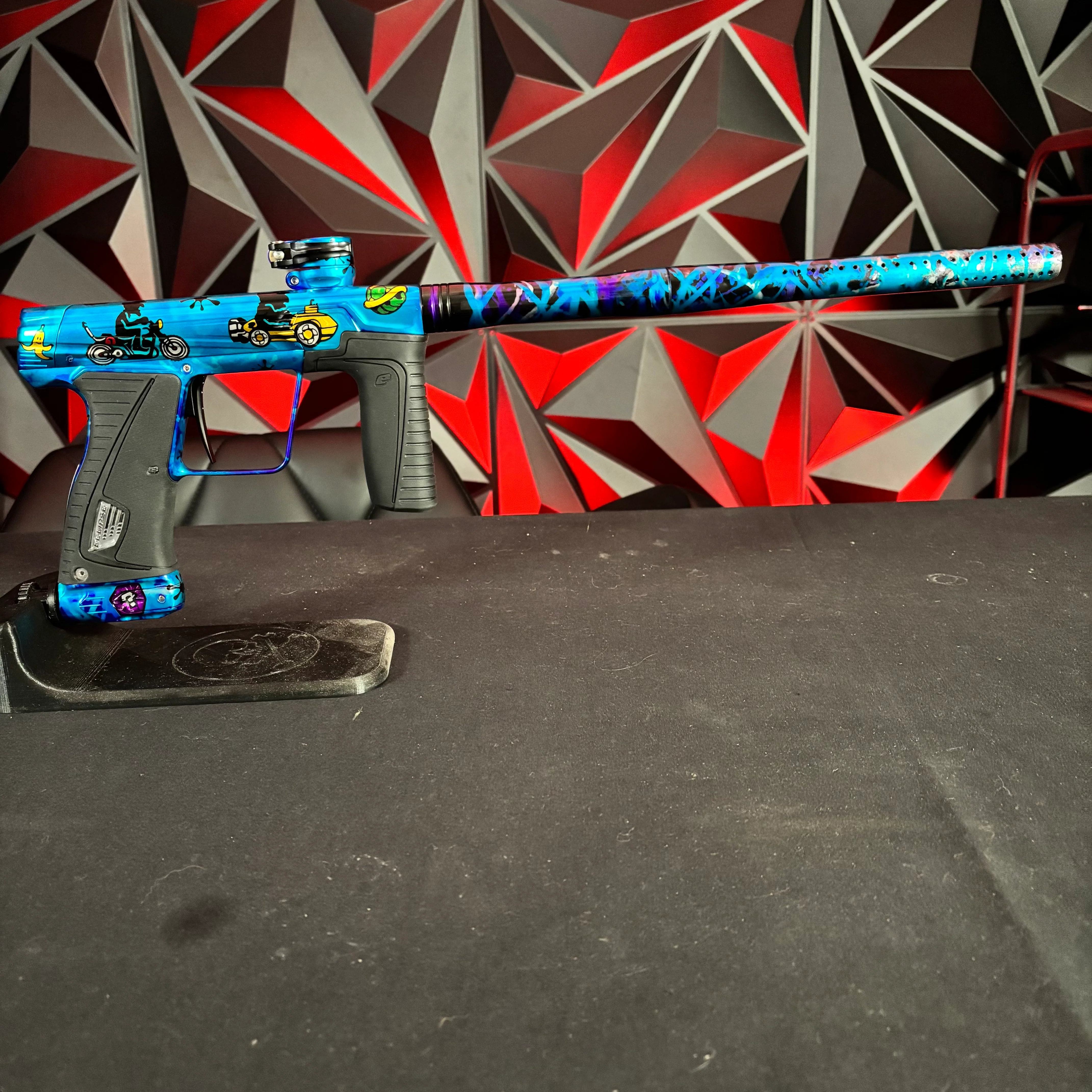 Used Planet Eclipse Gtek 180r Paintball Gun - LE Blue Mario Kart - Image 6
