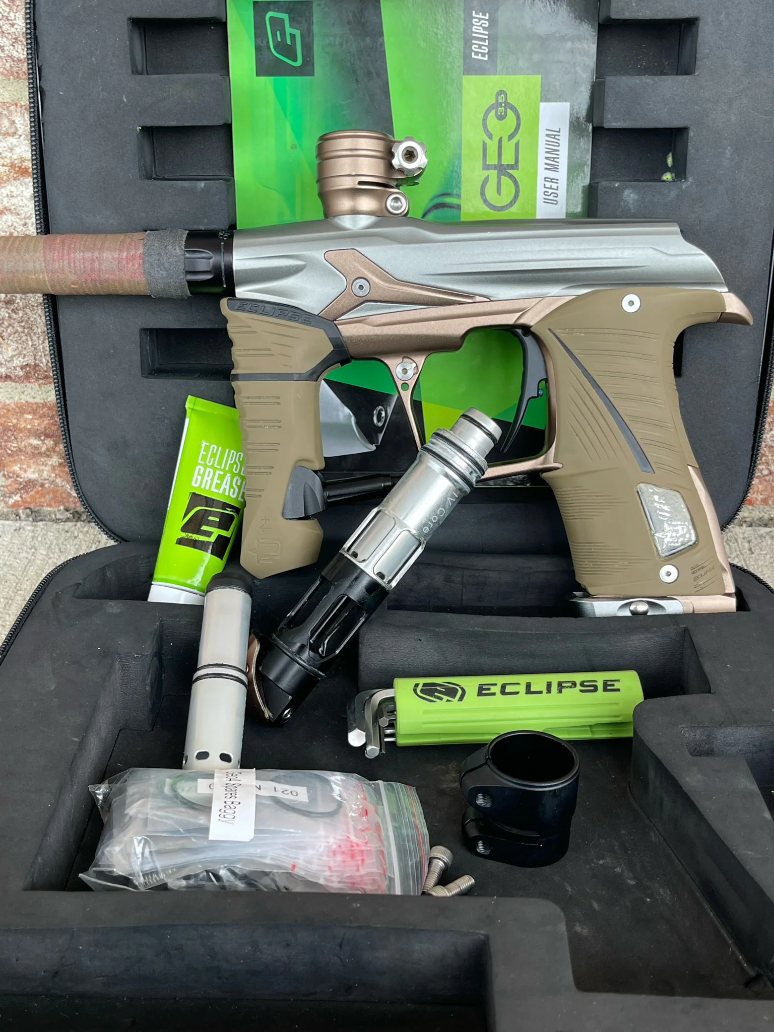Used Planet Eclipse Geo 3.5 Paintball Gun - Combat 3 w/Tan Grips - Image 9