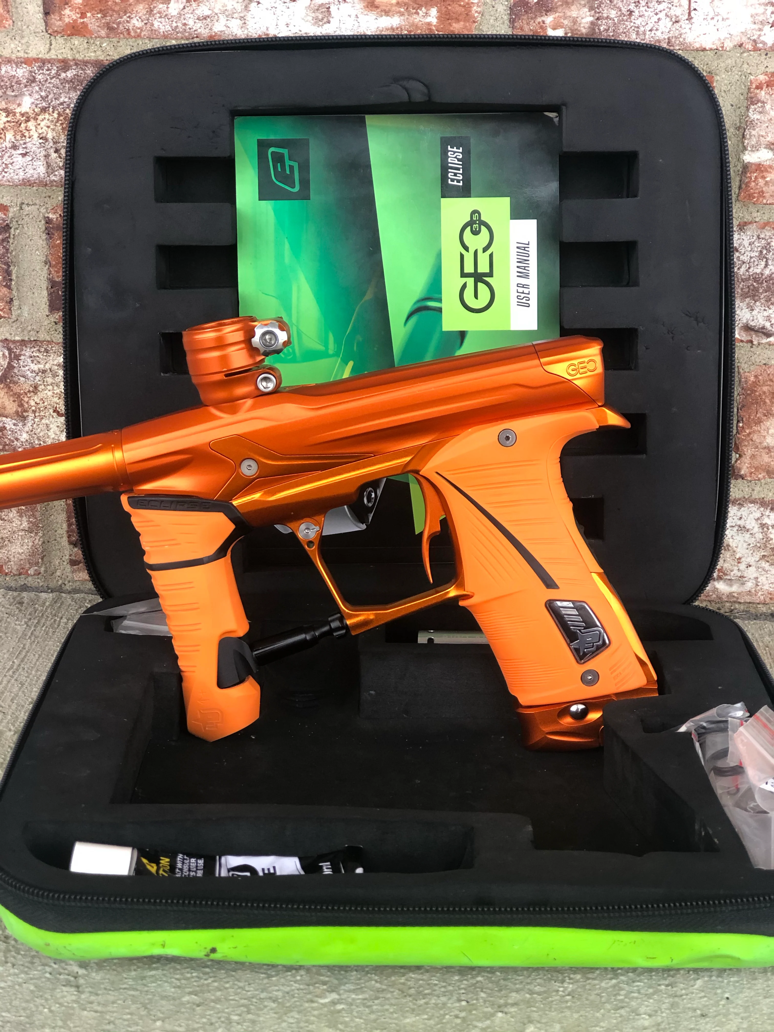 Used Planet Eclipse Geo 3.5 Paintball Gun - Orange - Image 8