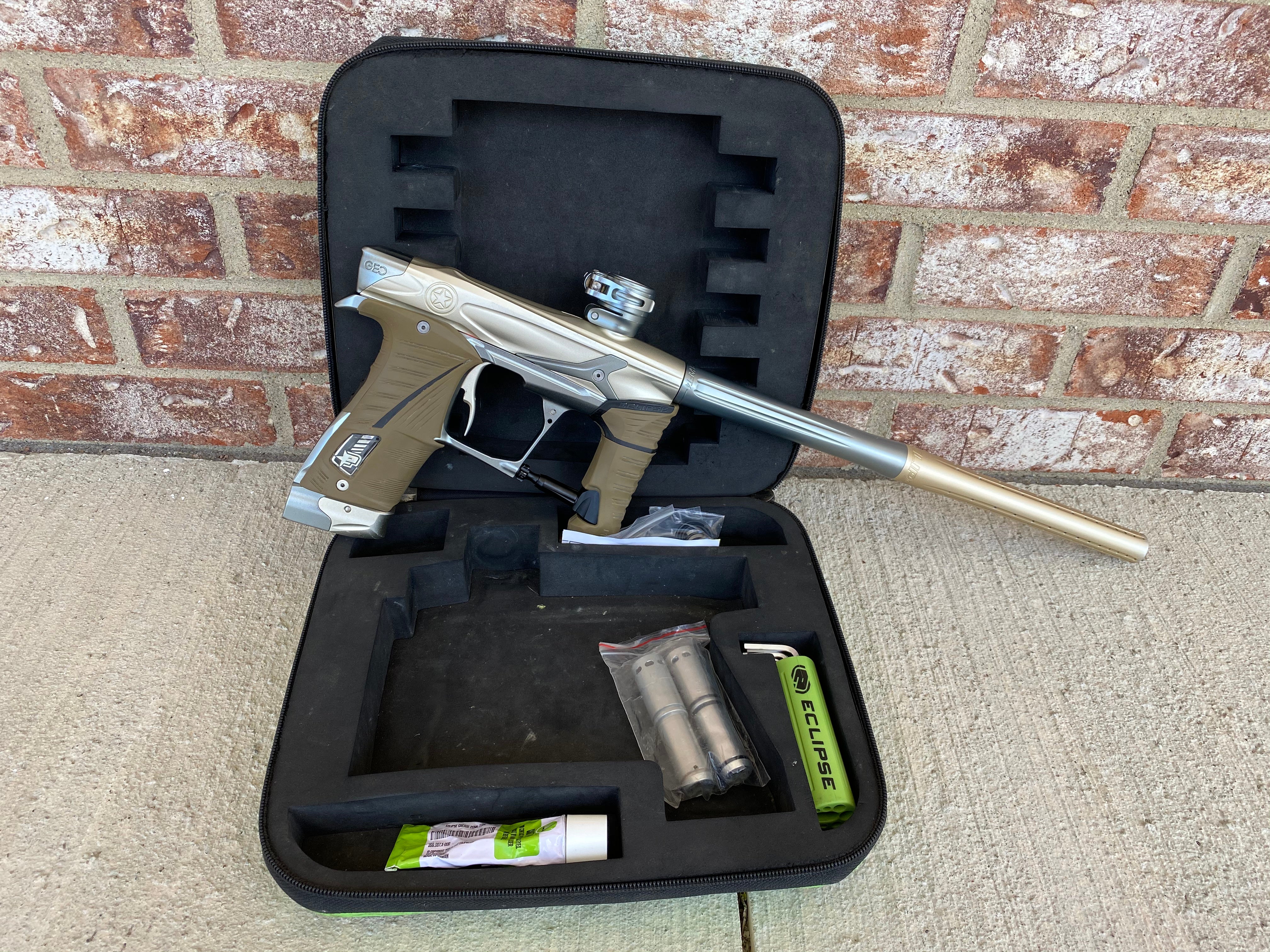 Used Planet Eclipse Geo 3.5 Paintball Gun - Champagne / Gunmetal - Image 8