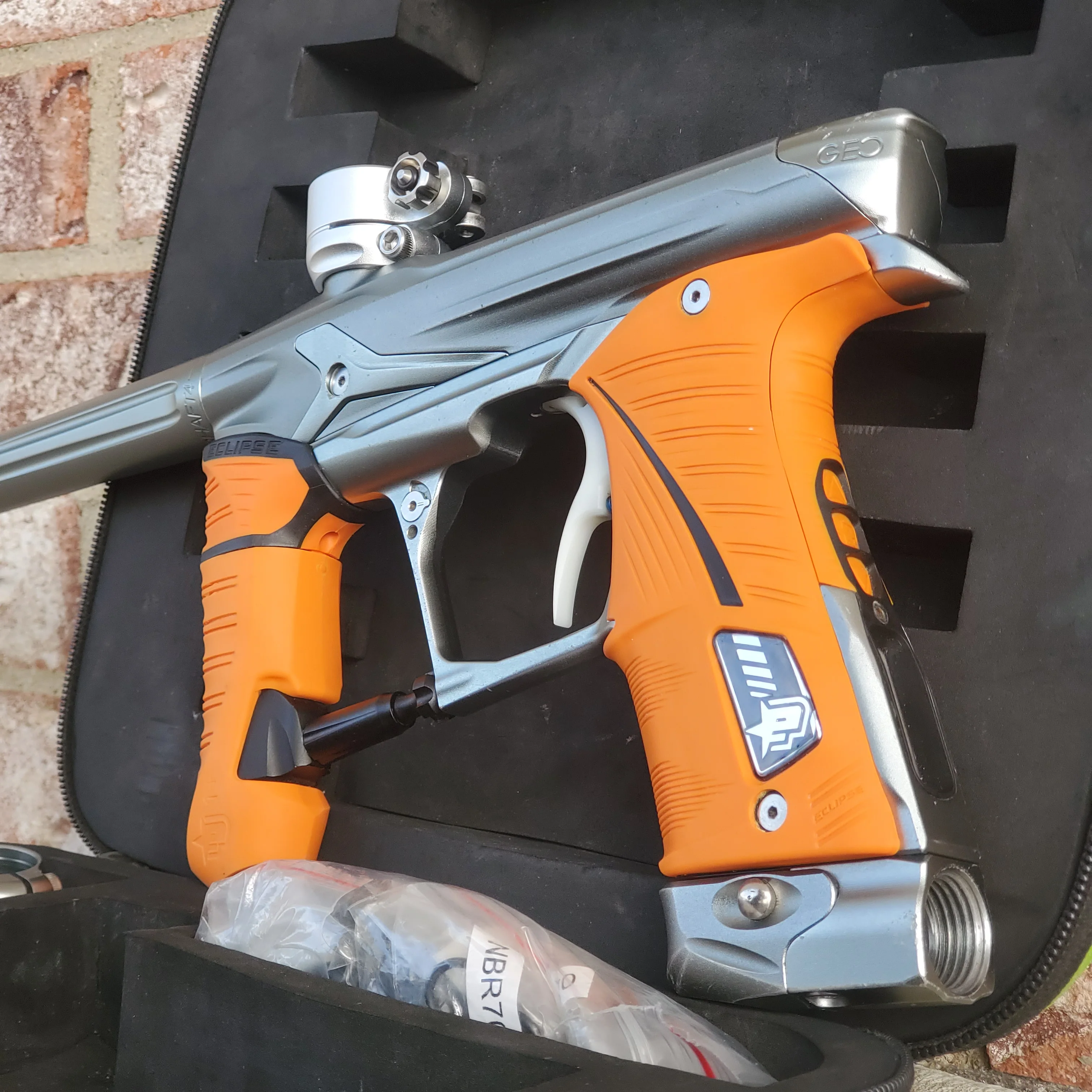 Used Planet Eclipse Geo 3.5 Paintball Gun - Gun Metal Grey - Image 3