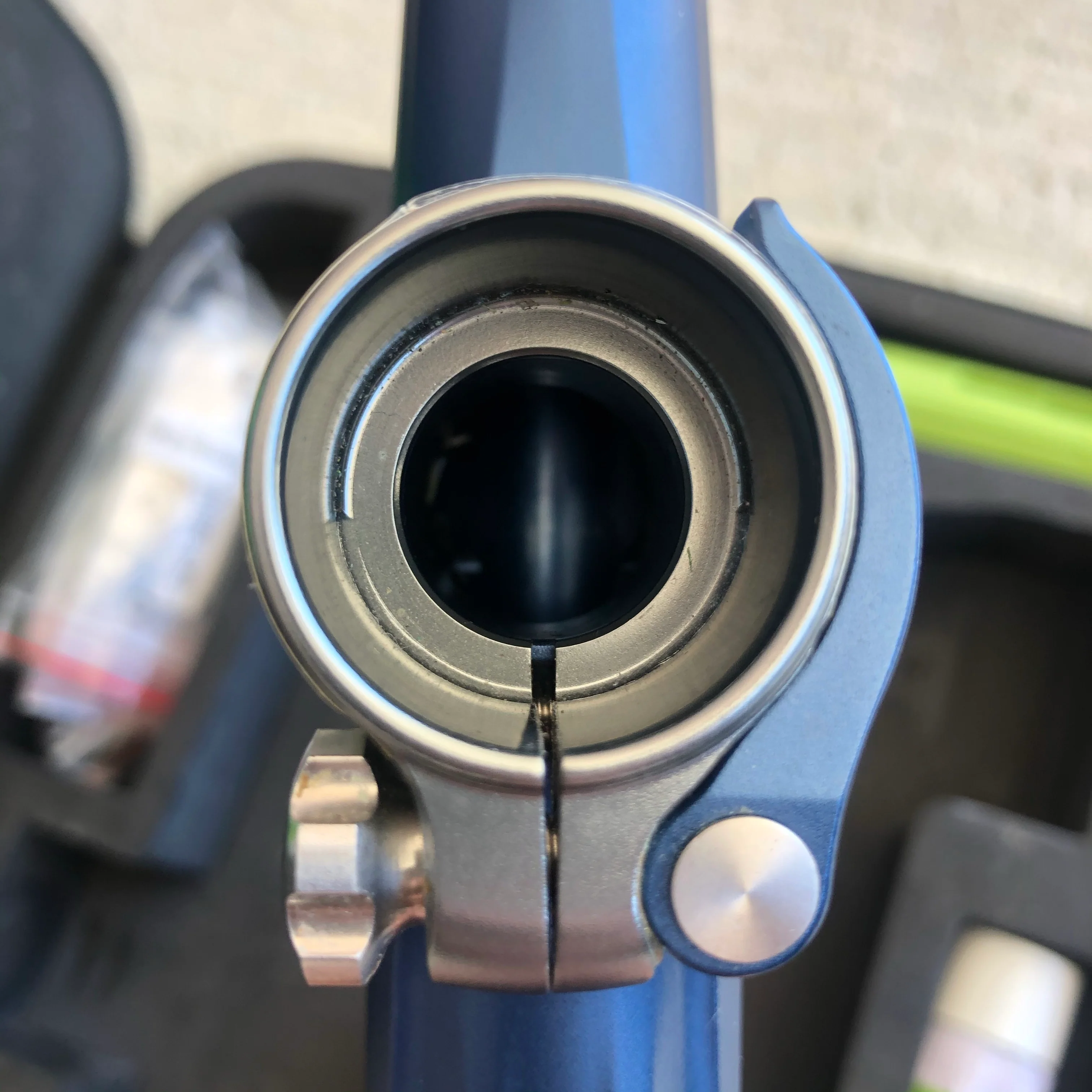 Used Planet Eclipse Geo 3.5 Paintball Gun - Navy Blue/Grey - Image 6