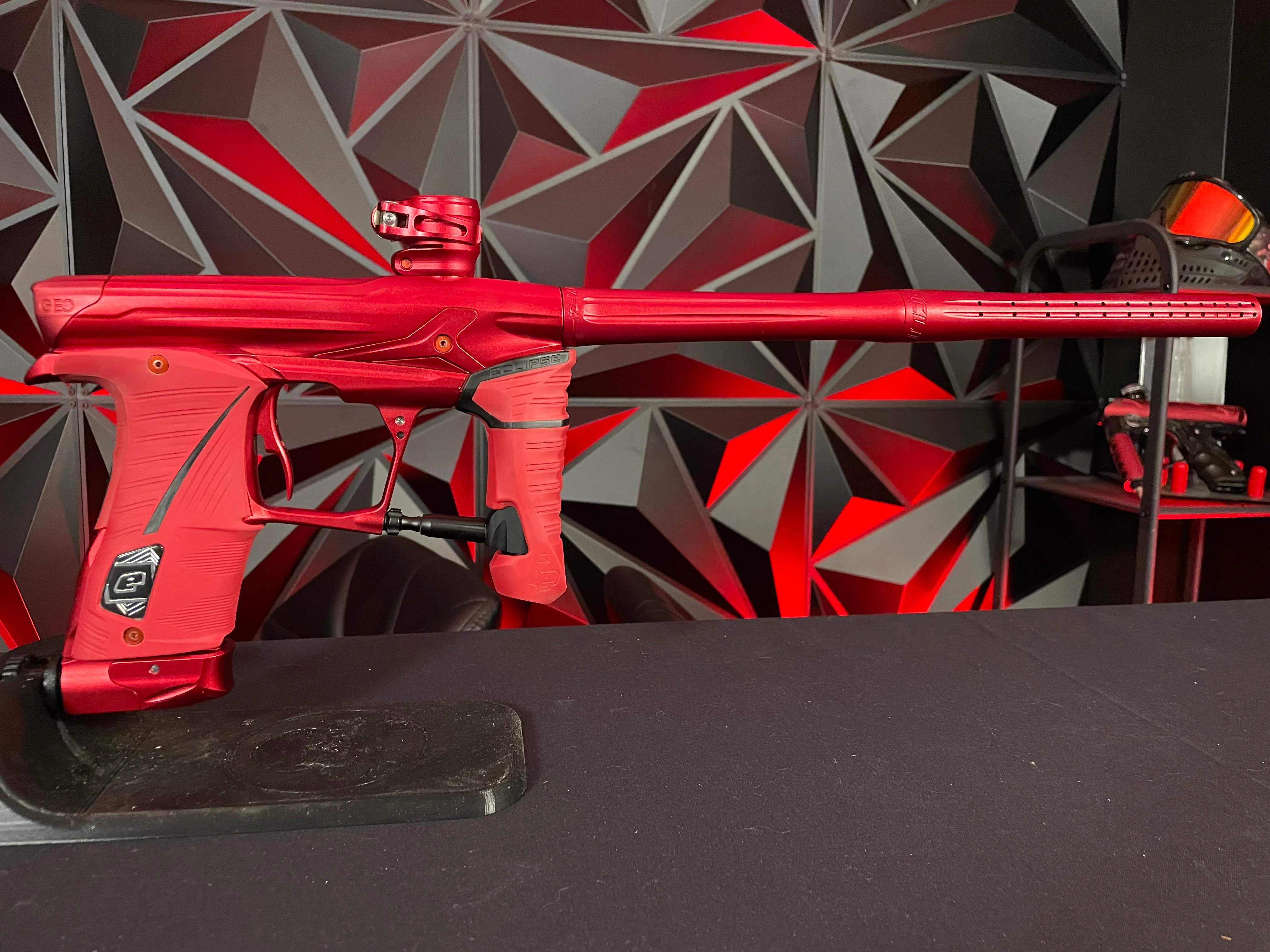 Used Planet Eclipse Geo 3.5 Paintball Gun - Red - Image 6