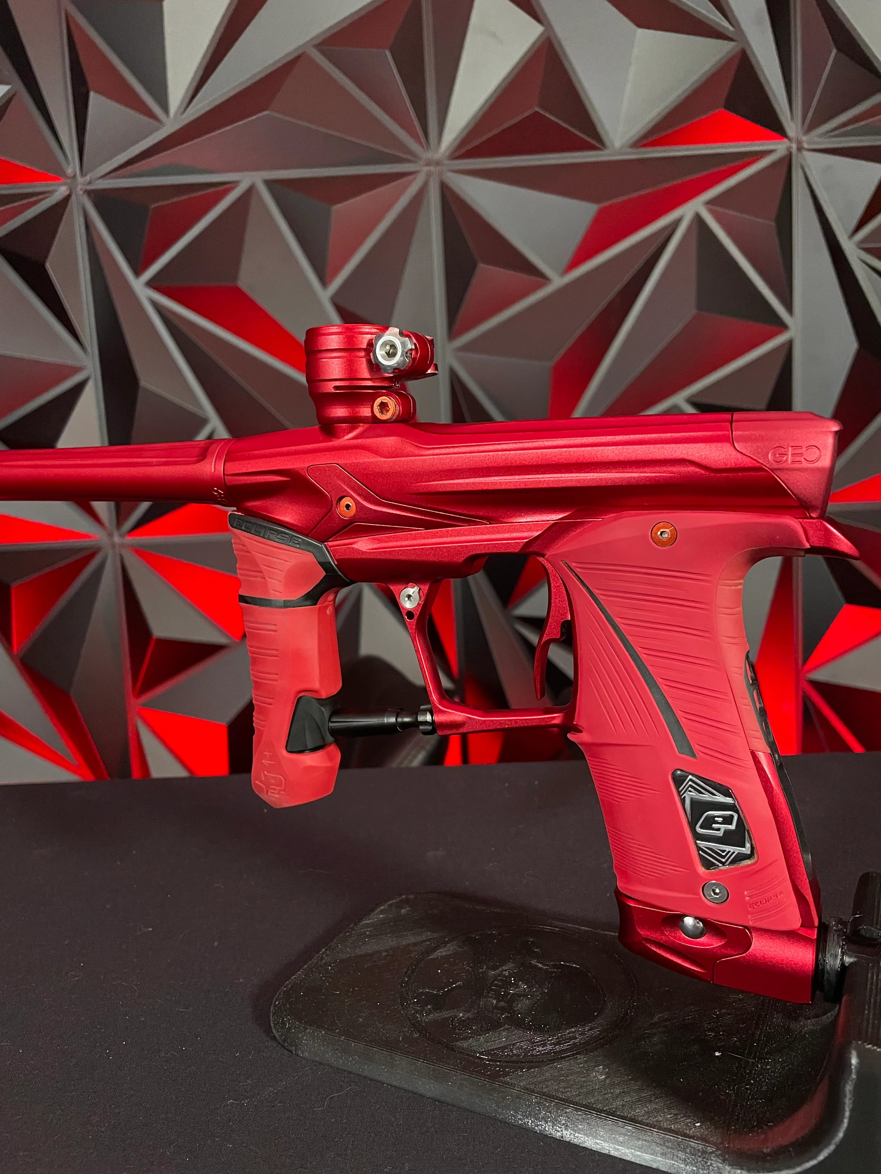 Used Planet Eclipse Geo 3.5 Paintball Gun - Red - Image 9