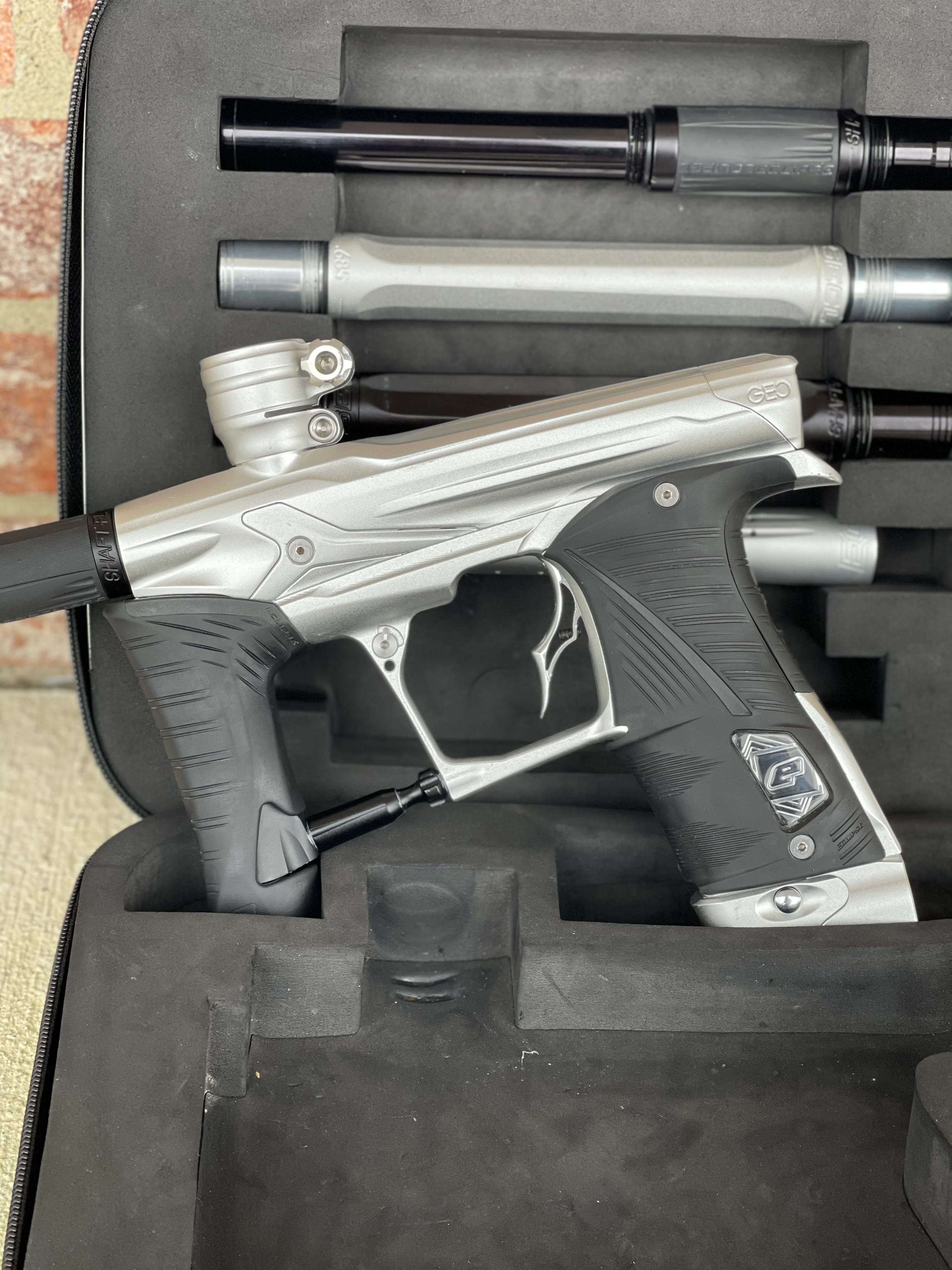 Used Planet Eclipse Geo 3.5 Paintball Gun - Silver - Image 4