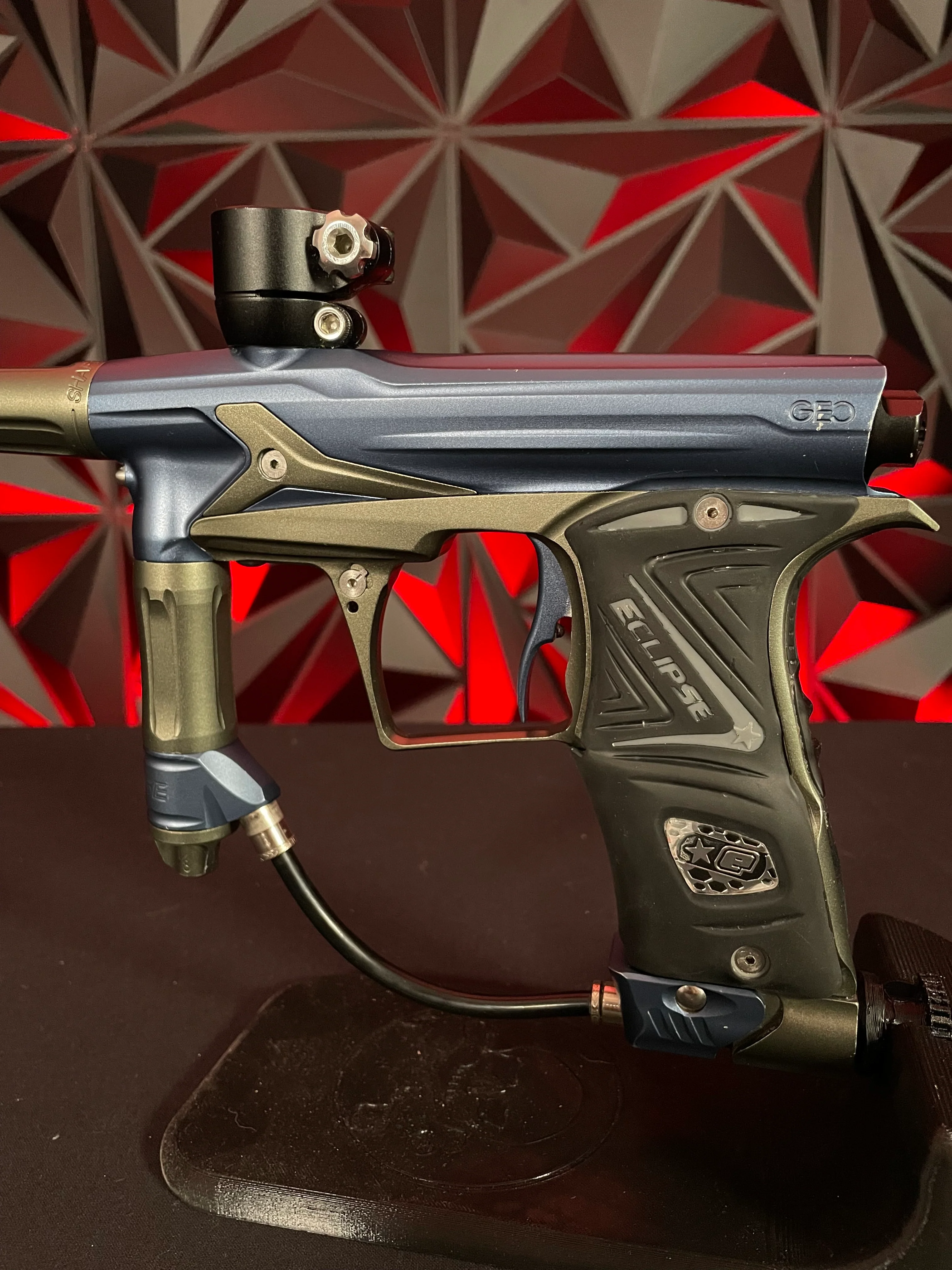 Used Planet Eclipse Geo 3 Paintball Gun - Blue/Grey - Image 2