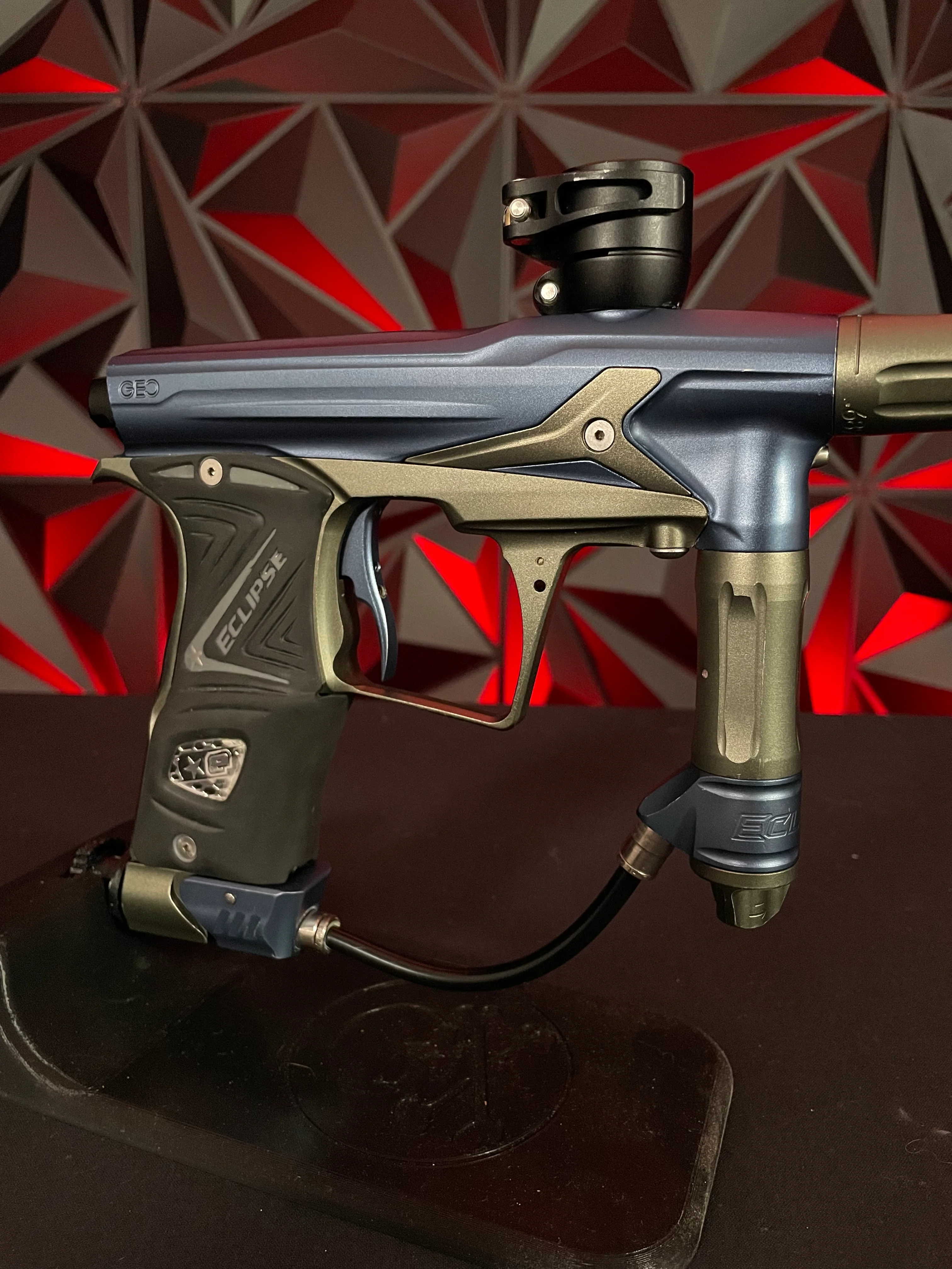 Used Planet Eclipse Geo 3 Paintball Gun - Blue/Grey - Image 3