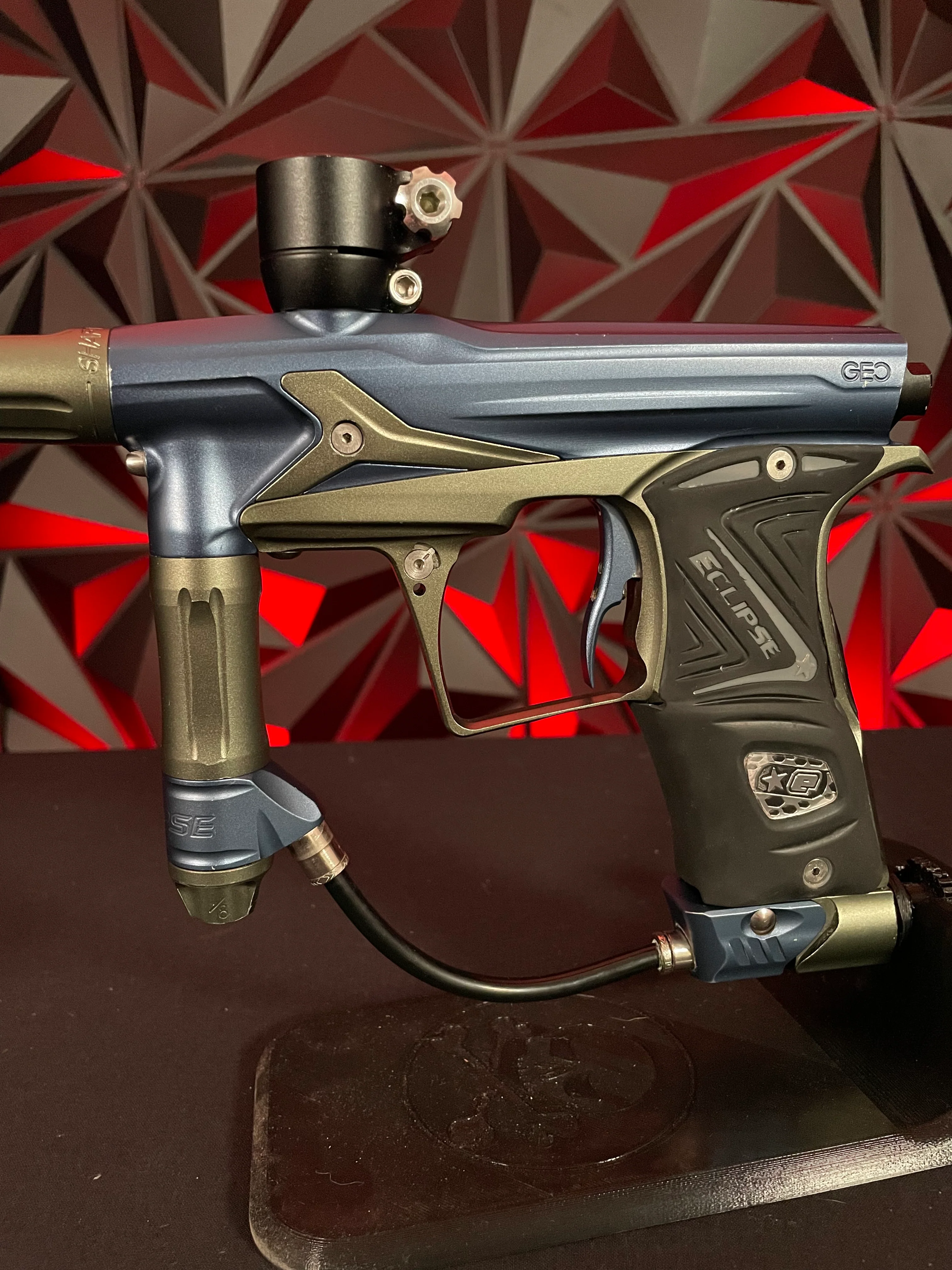 Used Planet Eclipse Geo 3 Paintball Gun - Blue/Grey - Image 4