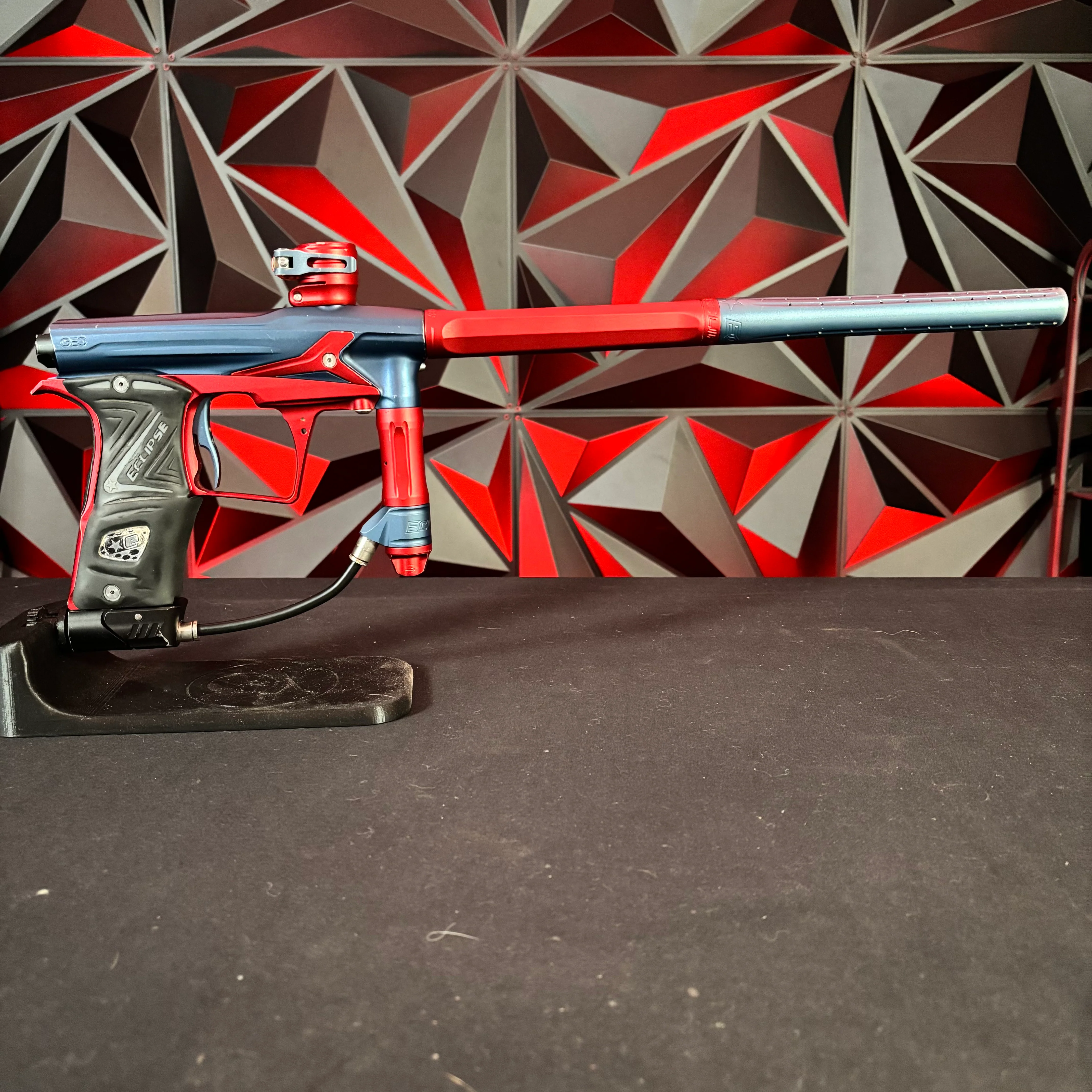 Used Planet Eclipse Geo 3 Paintball Gun - Blue/Red - Image 6