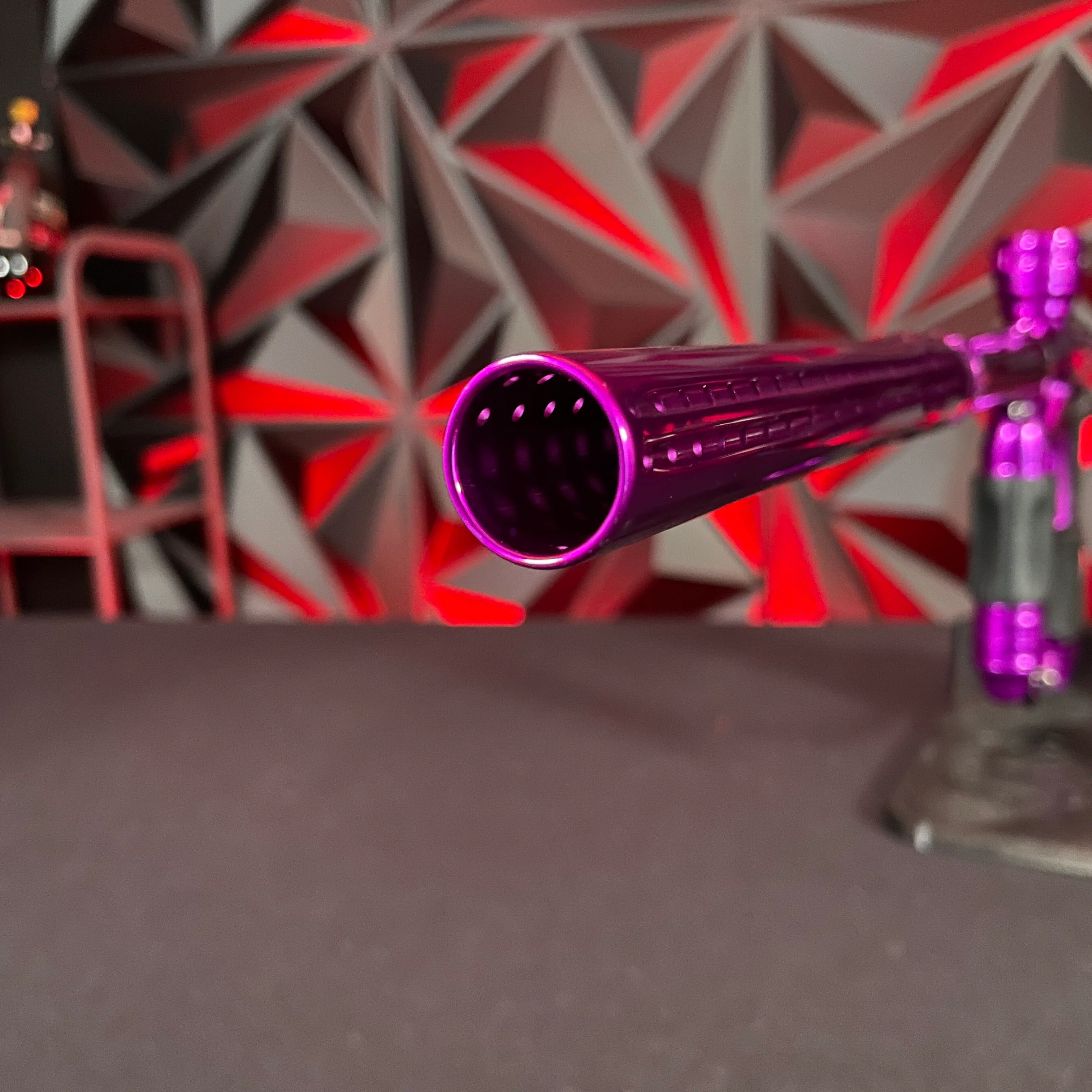 Used Planet Eclipse Geo 3 Paintball Gun - Polished Purple w/IV Core - Image 10