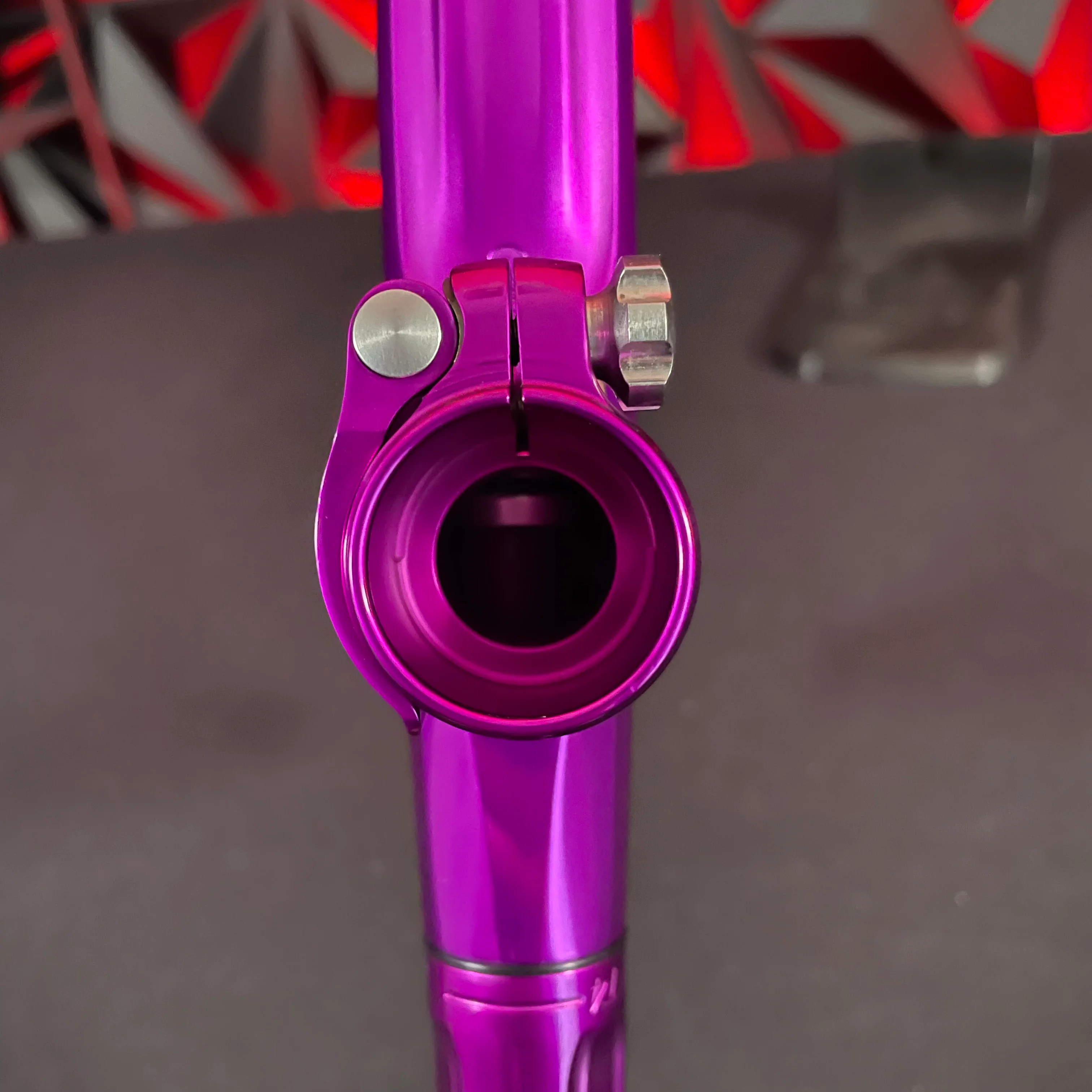 Used Planet Eclipse Geo 3 Paintball Gun - Polished Purple w/IV Core - Image 9
