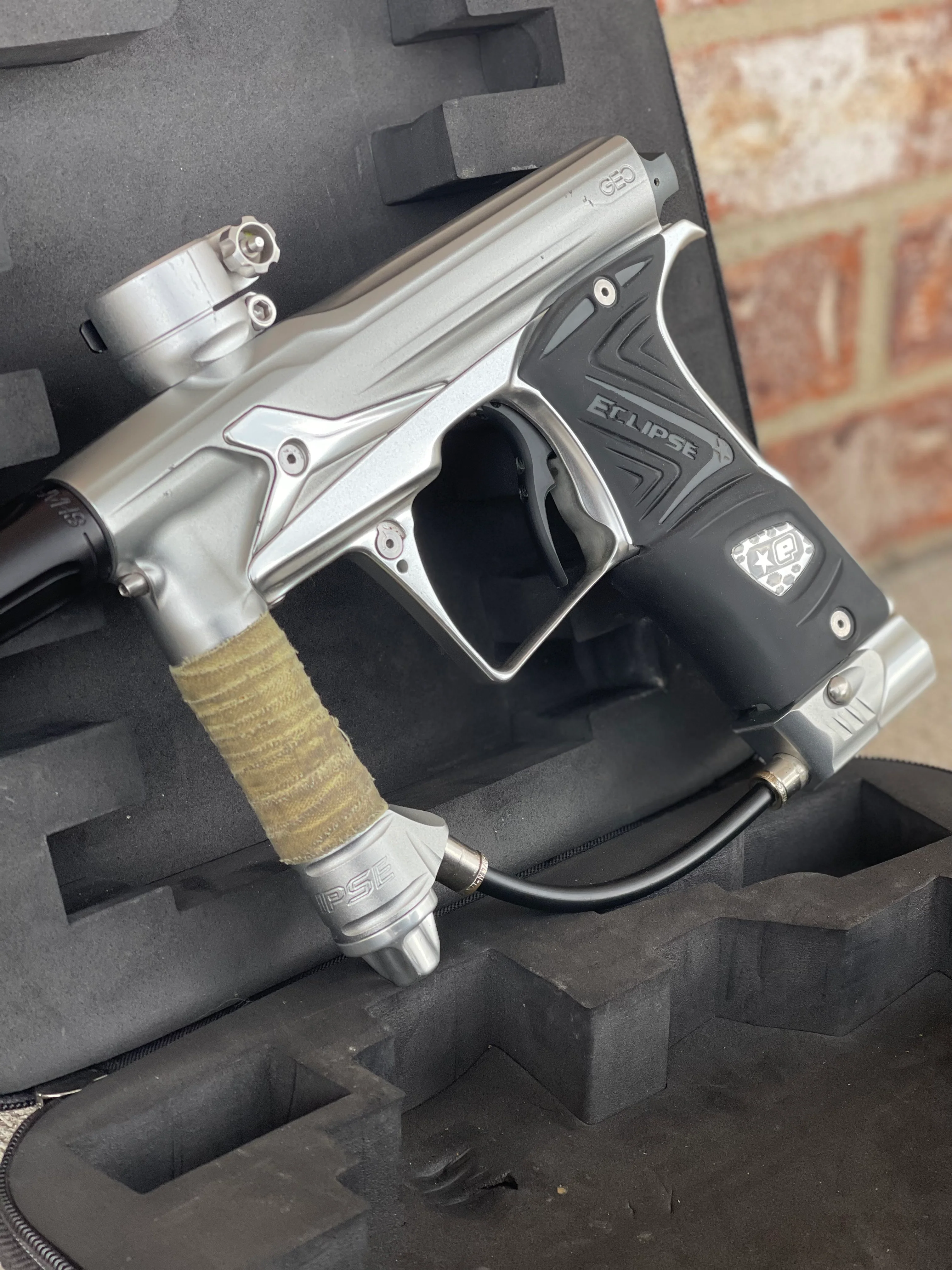 Used Planet Eclipse Geo 3 Paintball Gun - Silver - Image 4