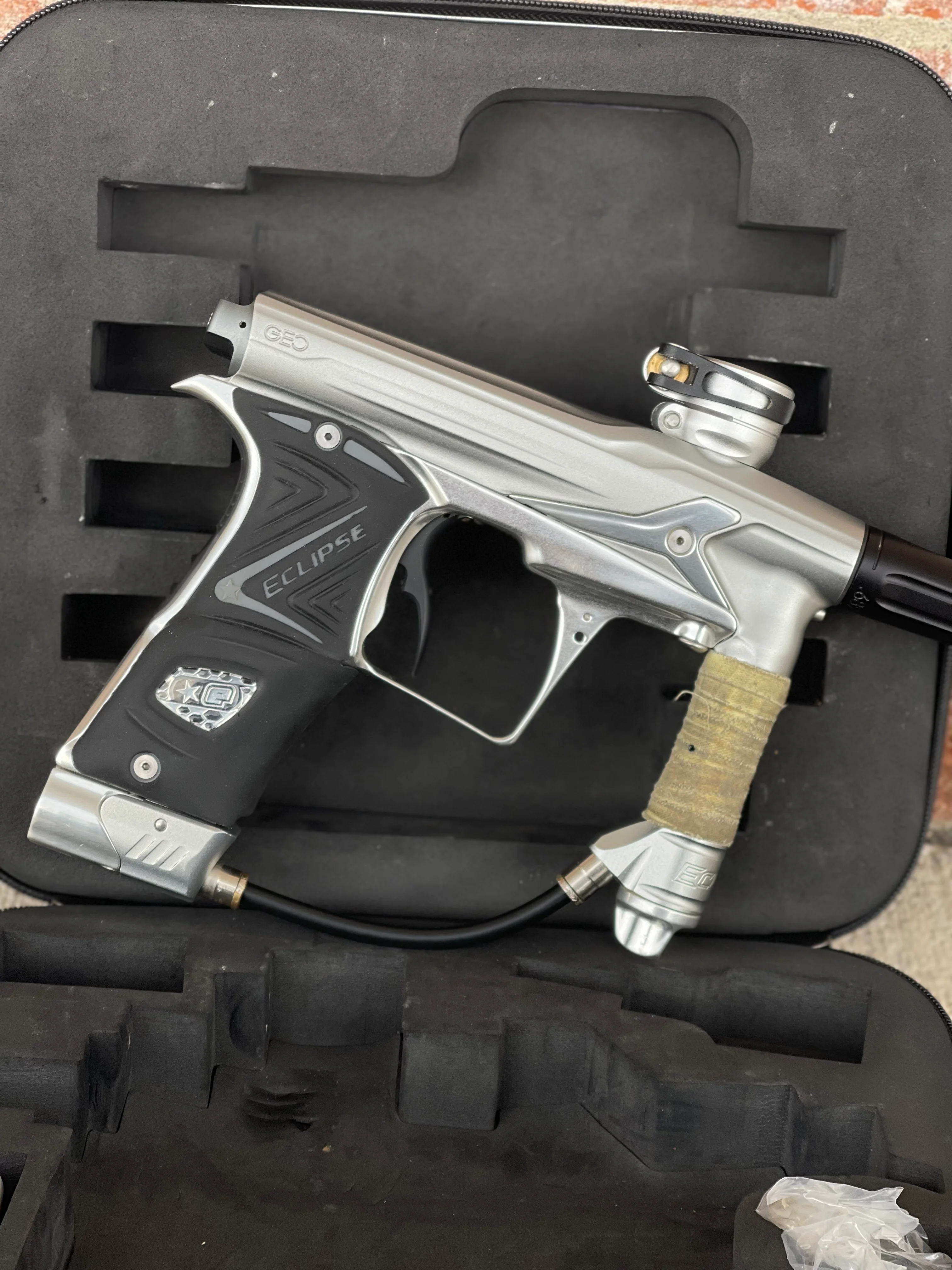 Used Planet Eclipse Geo 3 Paintball Gun - Silver - Image 5