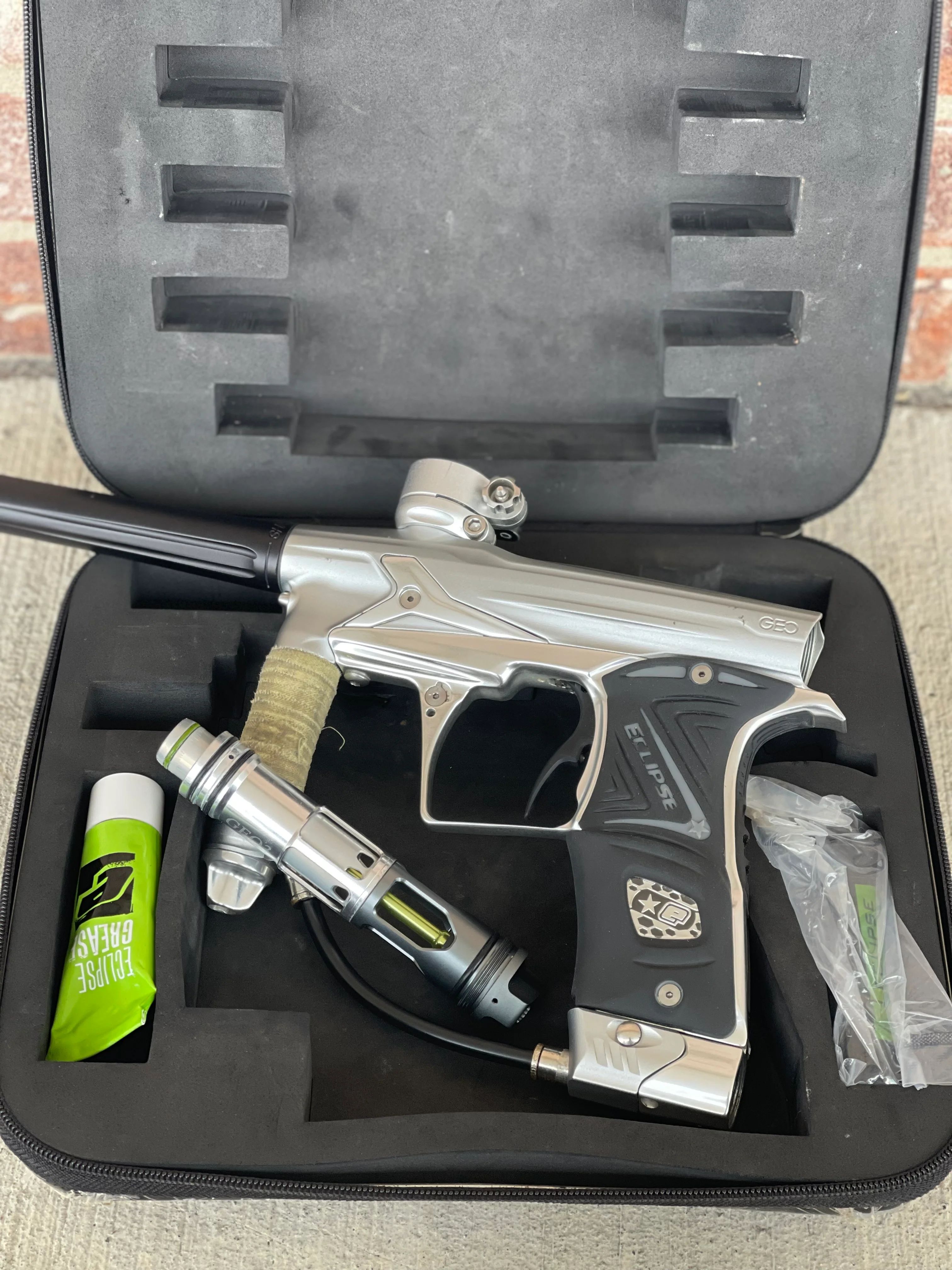 Used Planet Eclipse Geo 3 Paintball Gun - Silver - Image 7