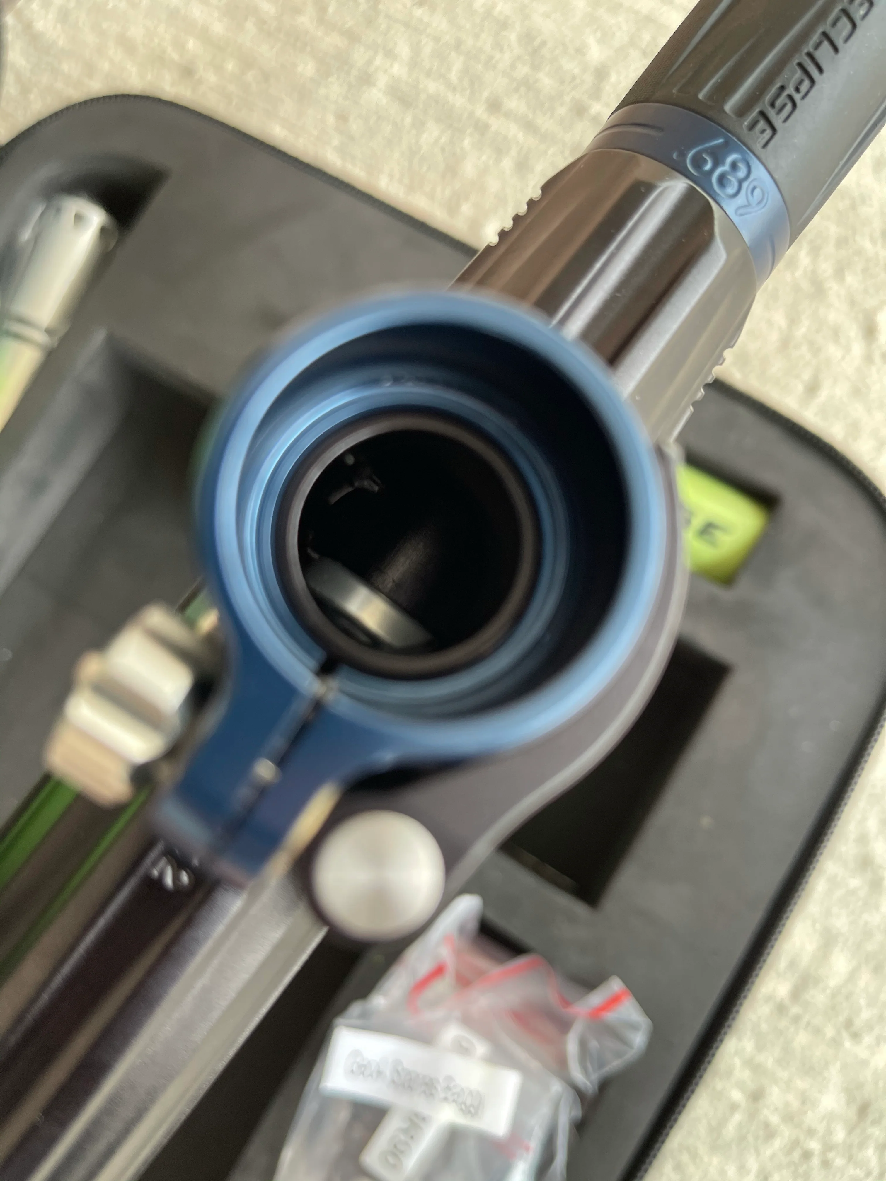 Used Planet Eclipse Geo 4 Paintball Gun - Black/Blue - Image 5