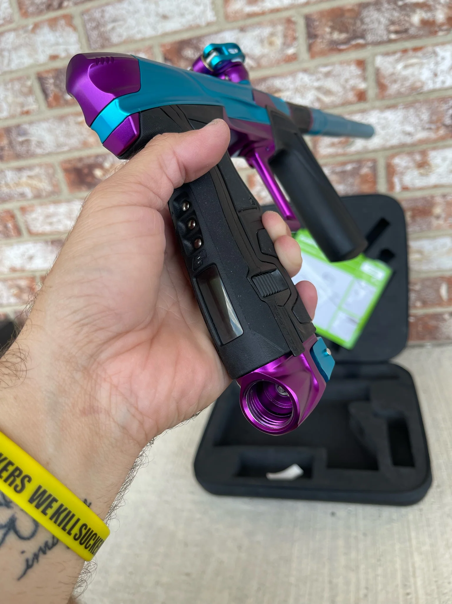 Used Planet Eclipse Geo 4 Paintball Gun - Blue/Purple - Image 10