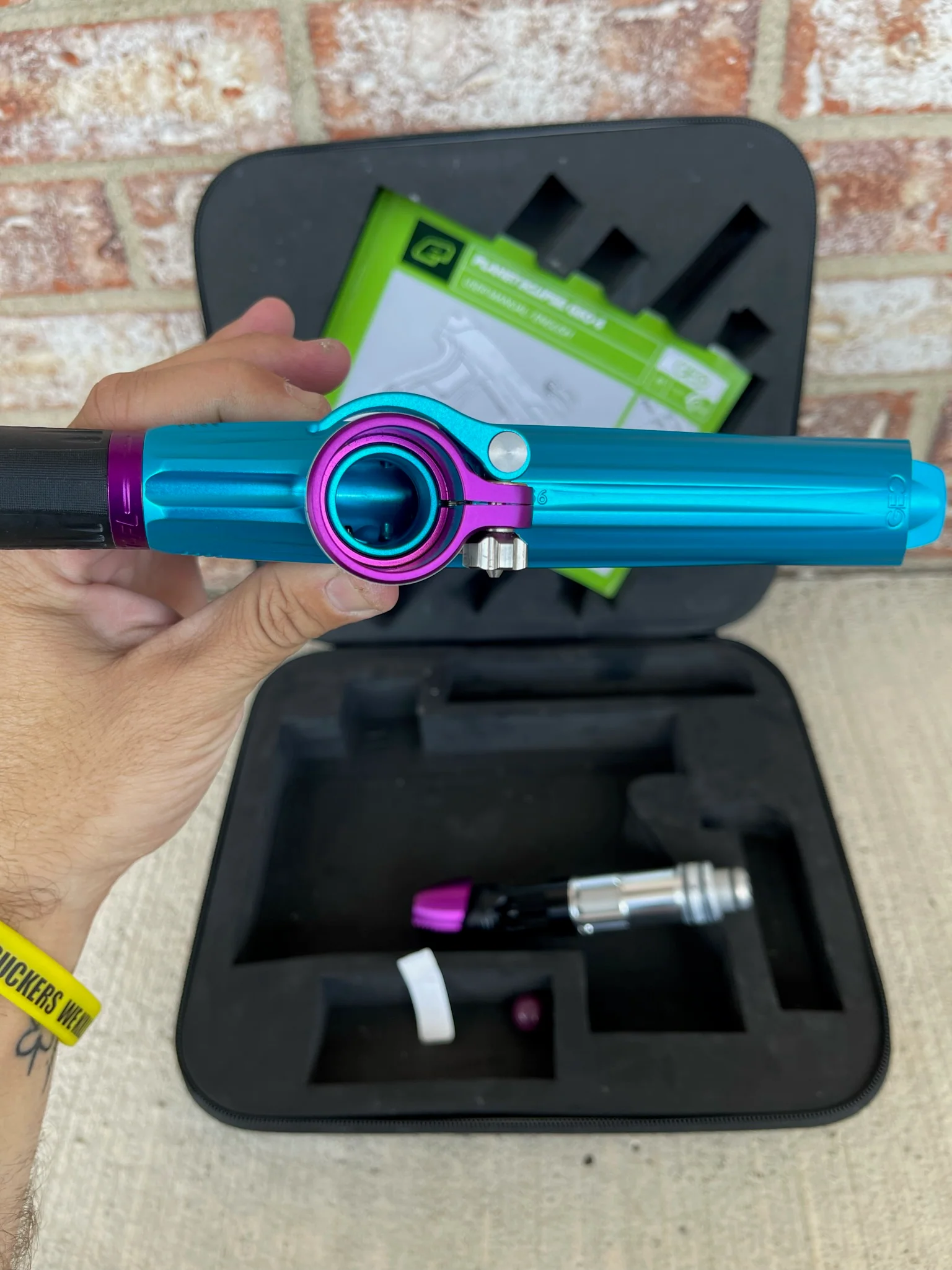 Used Planet Eclipse Geo 4 Paintball Gun - Blue/Purple - Image 9