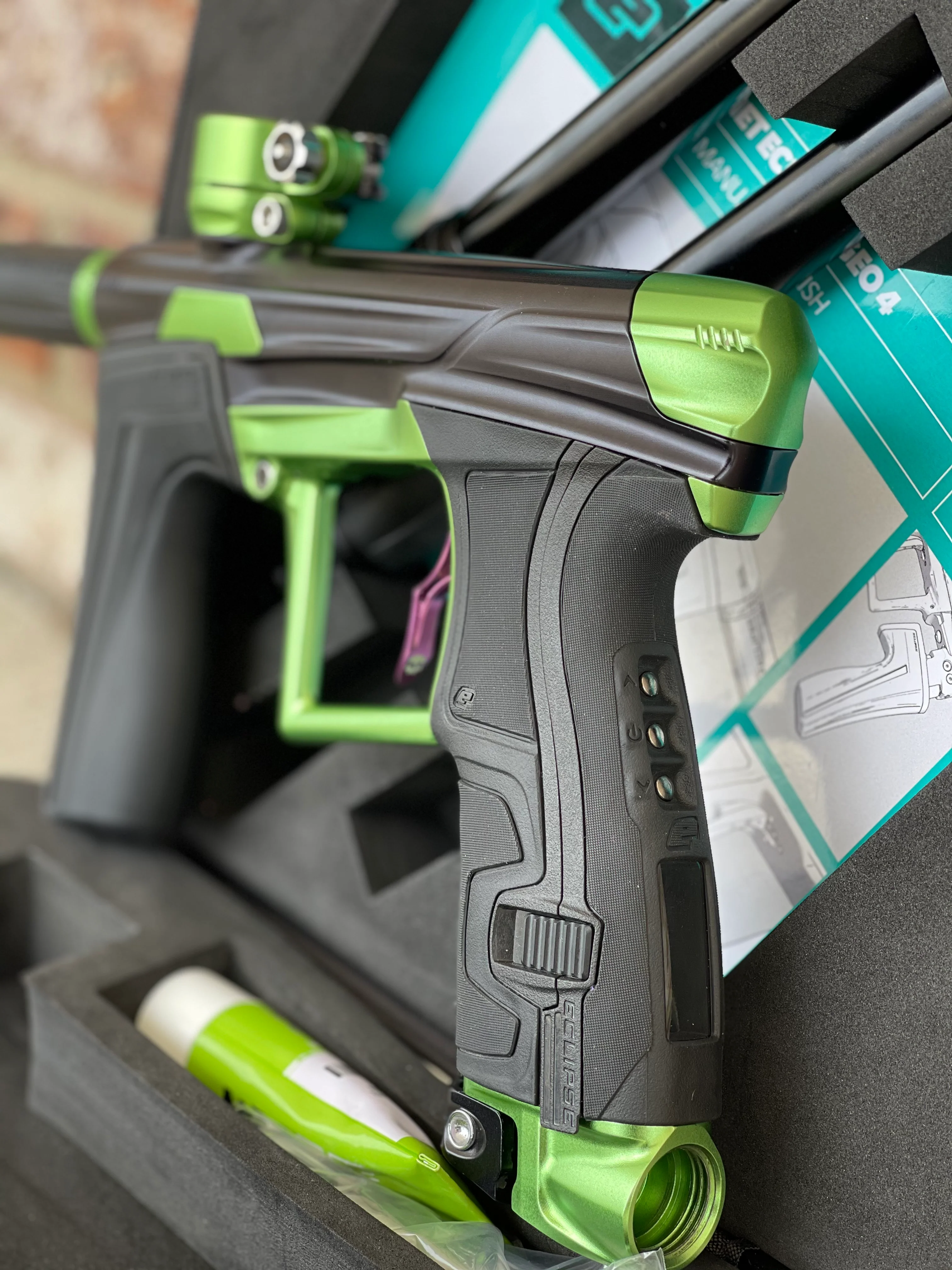Used Planet Eclipse Geo 4 Paintball Gun - Emerald - Image 3
