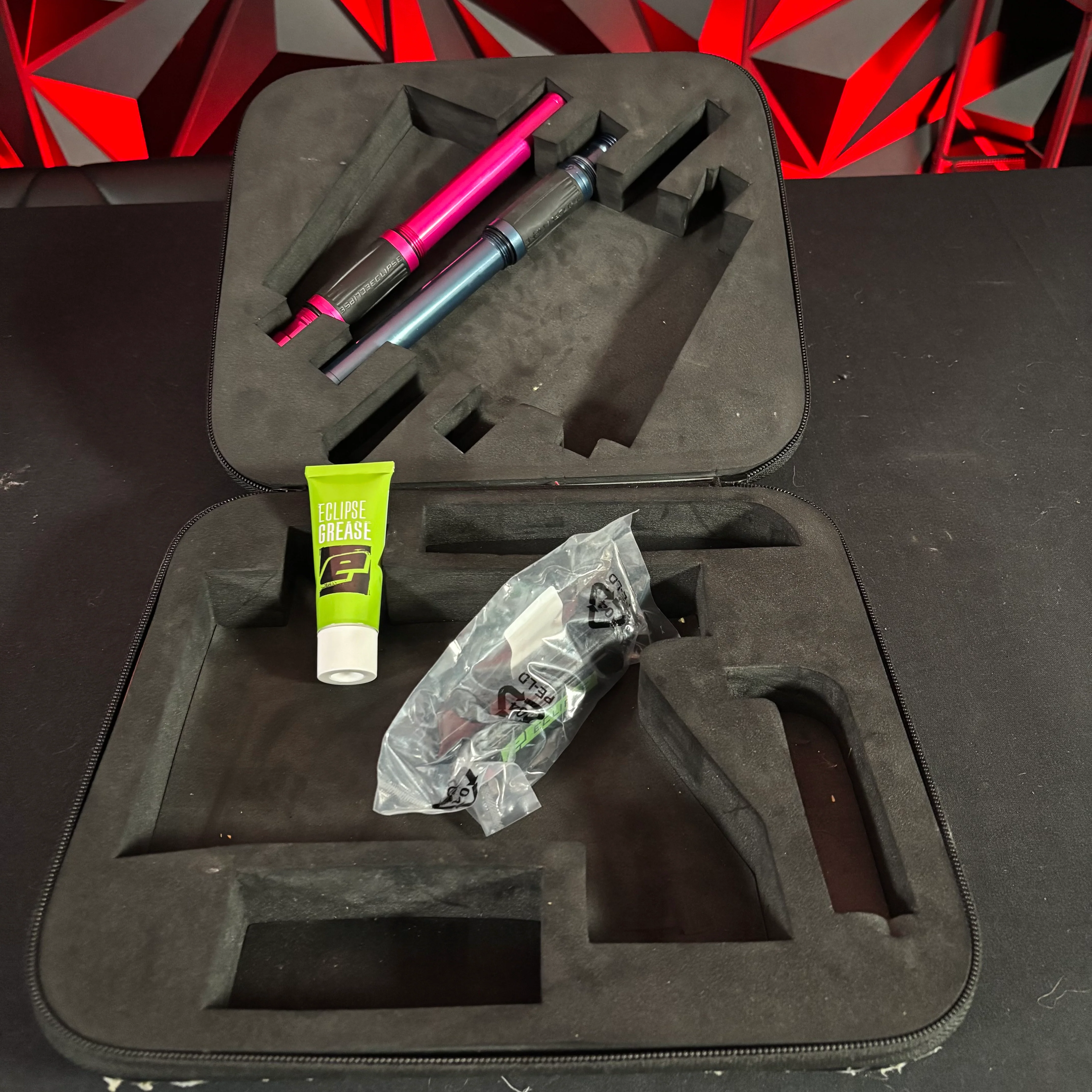 Used Planet Eclipse Geo 4 Paintball Gun - Purple/ Pink/ Blue acid splash - Image 10