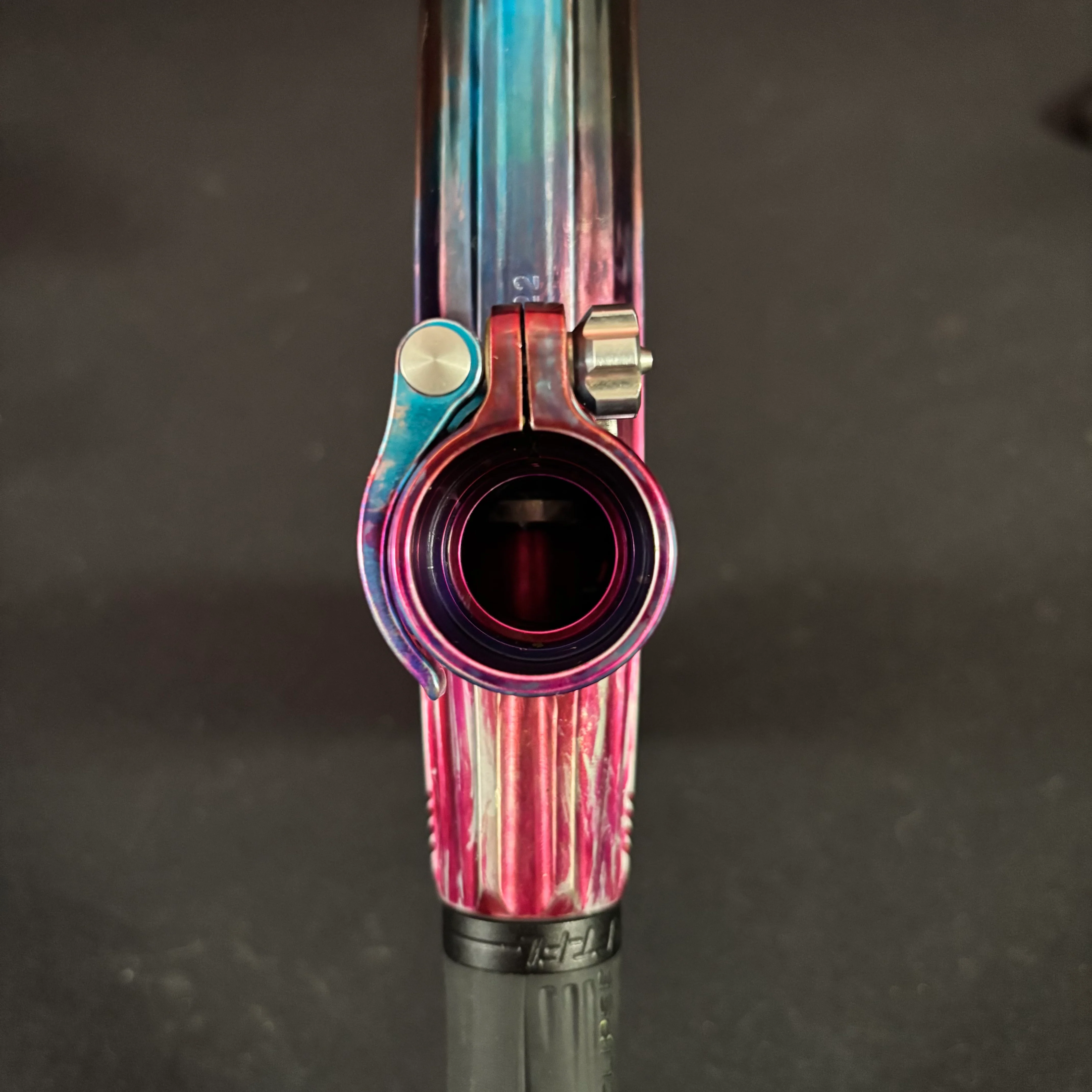 Used Planet Eclipse Geo 4 Paintball Gun - Purple/ Pink/ Blue acid splash - Image 9