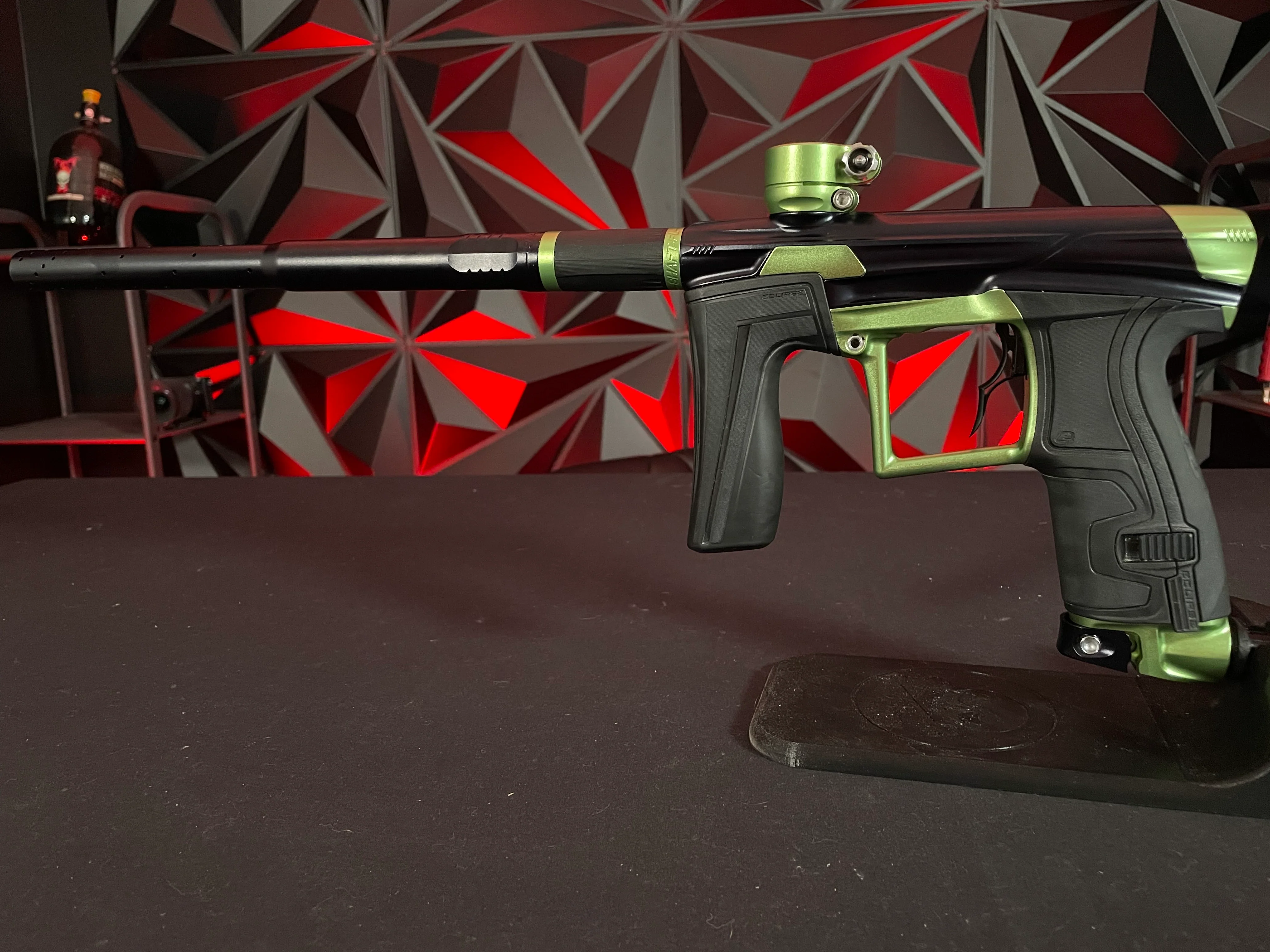 Used Planet Eclipse Geo 4 Paintball Gun - Emerald w/ 1R Deuce Trigger and Aluminum Tip - Image 6