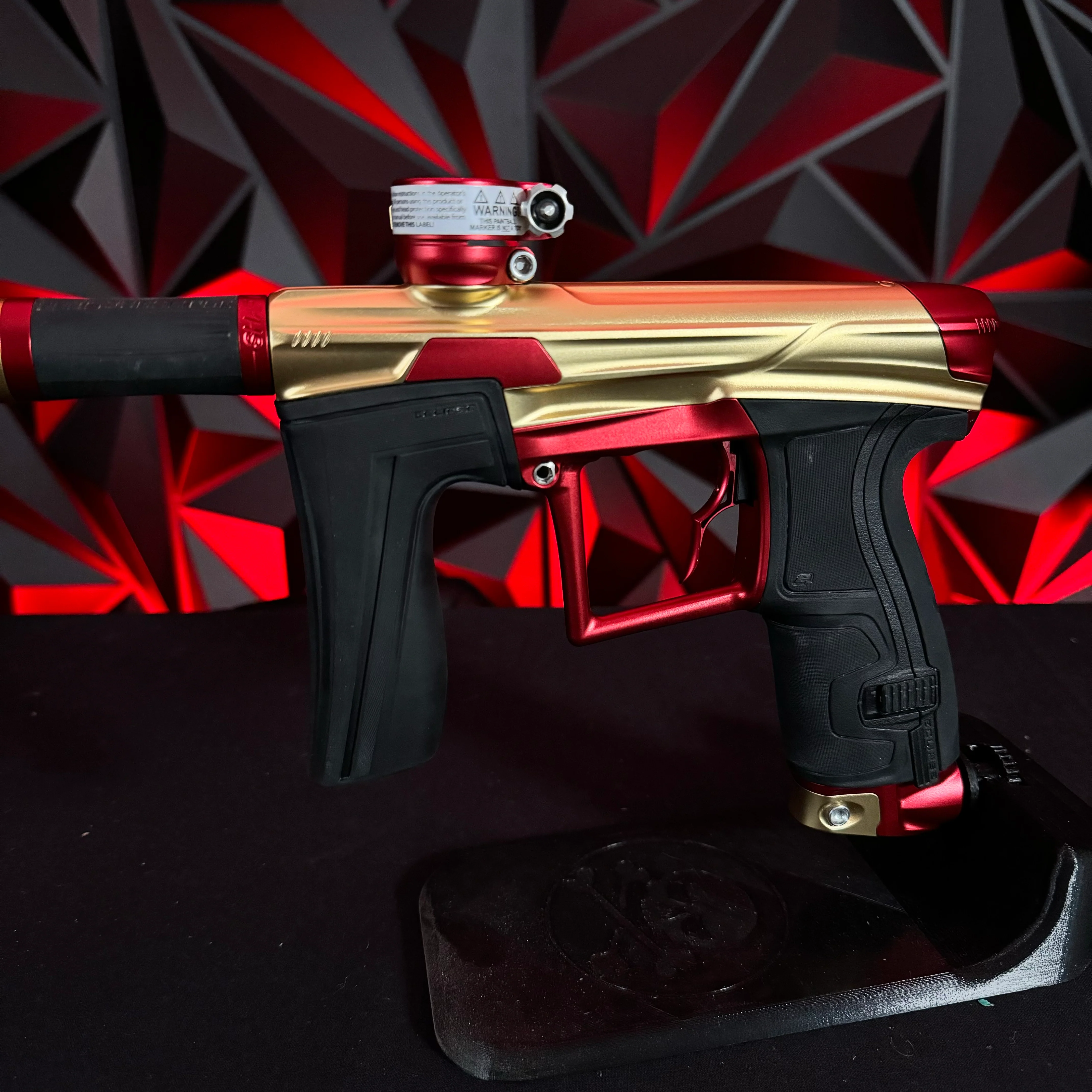 Used Planet Eclipse Geo 4 Paintball Gun - Fire Opal w/ Infamous Deuce Trigger - Image 5