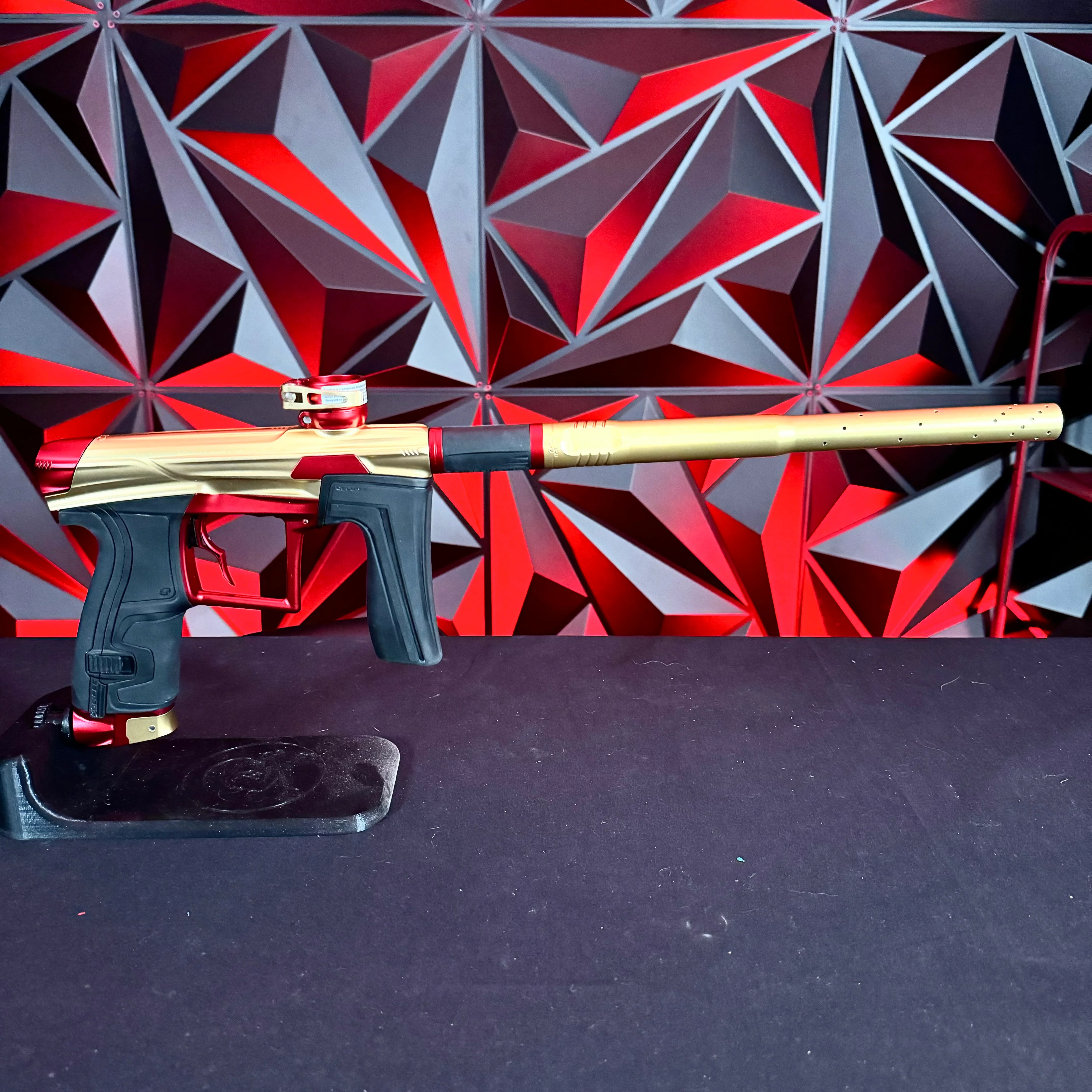 Used Planet Eclipse Geo 4 Paintball Gun - Fire Opal w/ Infamous Deuce Trigger - Image 6