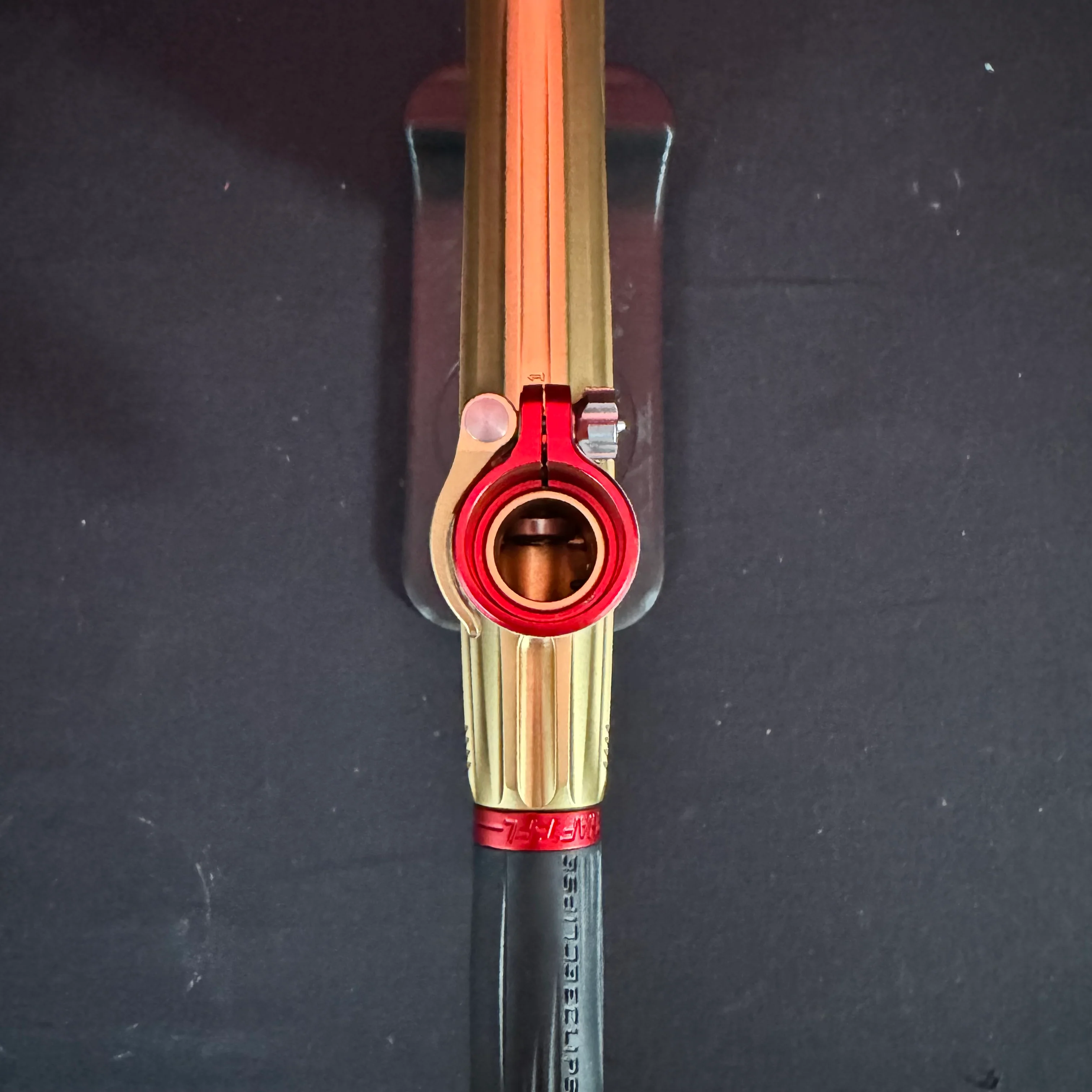 Used Planet Eclipse Geo 4 Paintball Gun - Fire Opal w/ Infamous Deuce Trigger - Image 9